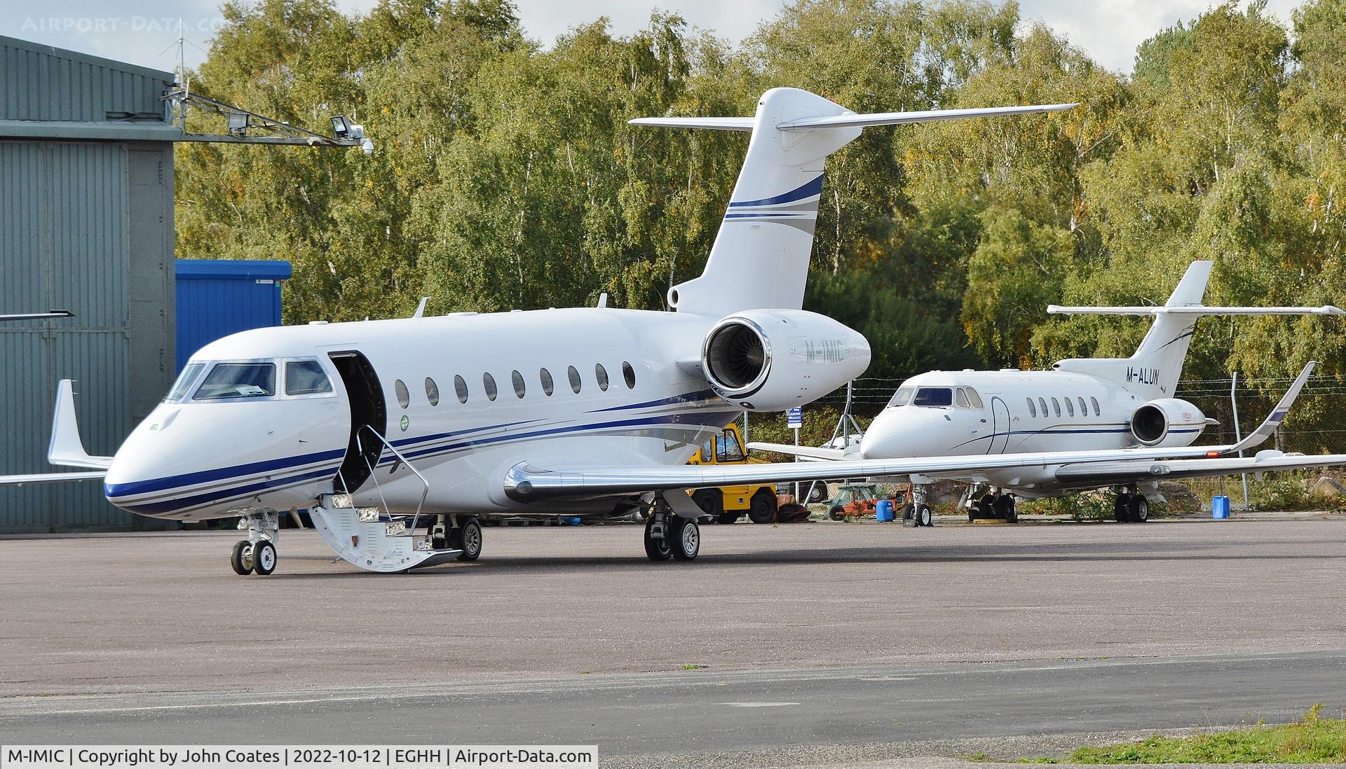 M-IMIC, Israel Aircraft Industries Gulfstream G280 C/N 2003, At Thurston Avn.