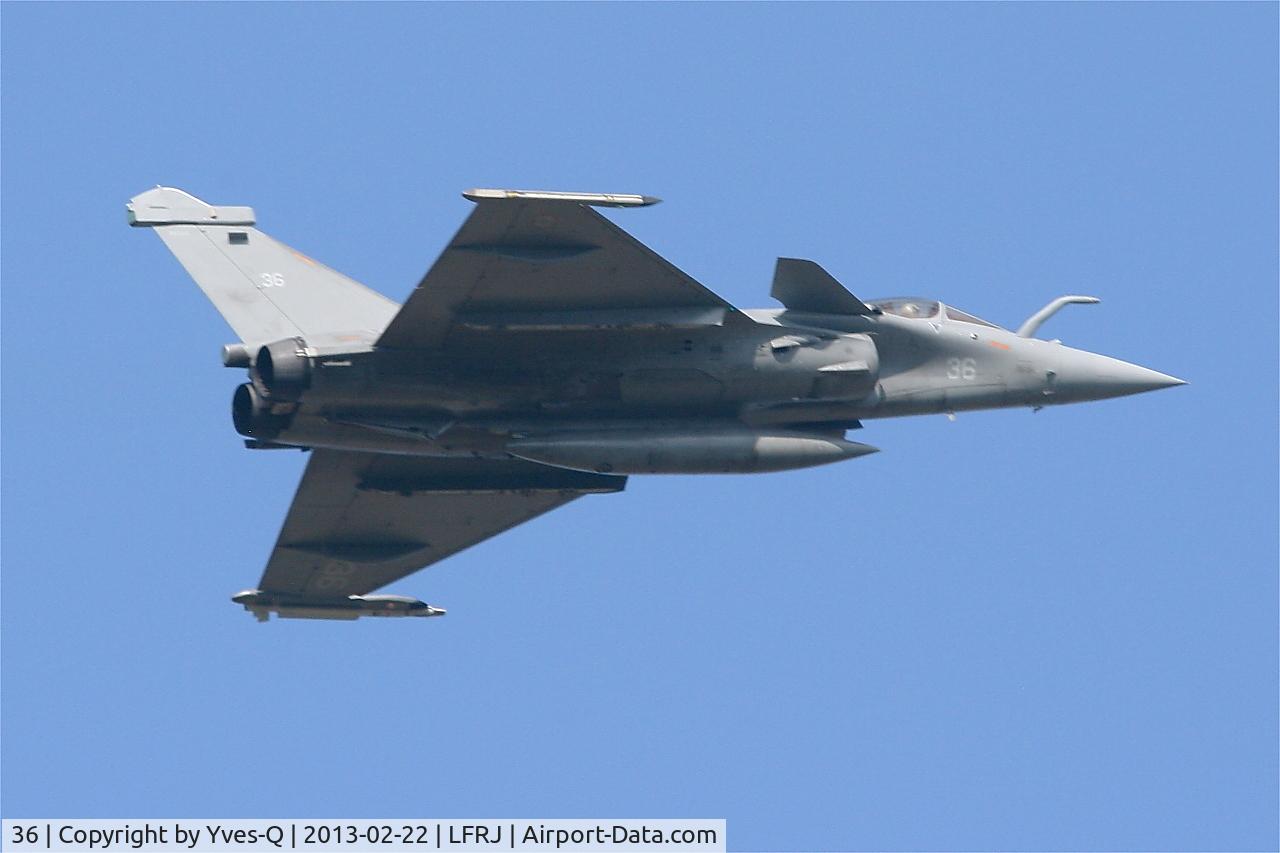 36, Dassault Rafale M C/N 36, Dassault Rafale M, Climbing from rwy 08, Landivisiau Naval Air Base (LFRJ)