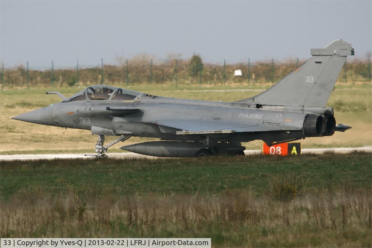 33, Dassault Rafale M C/N 33, Dassault Rafale M, Holding point rwy 08, Landivisiau Naval Air Base (LFRJ)