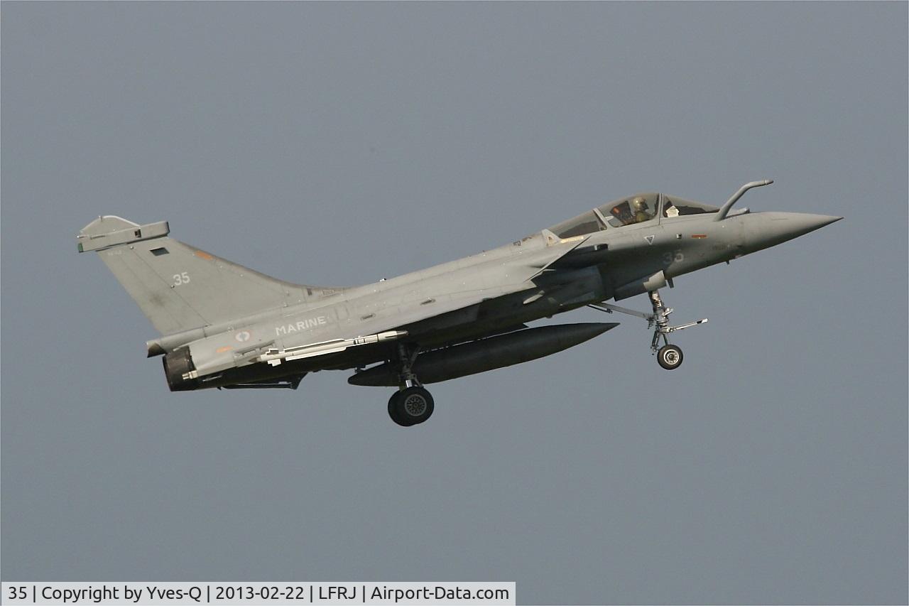 35, 2012 Dassault Rafale M C/N 35, Dassault Rafale M, On final rwy 08, Landivisiau Naval Air Base (LFRJ)