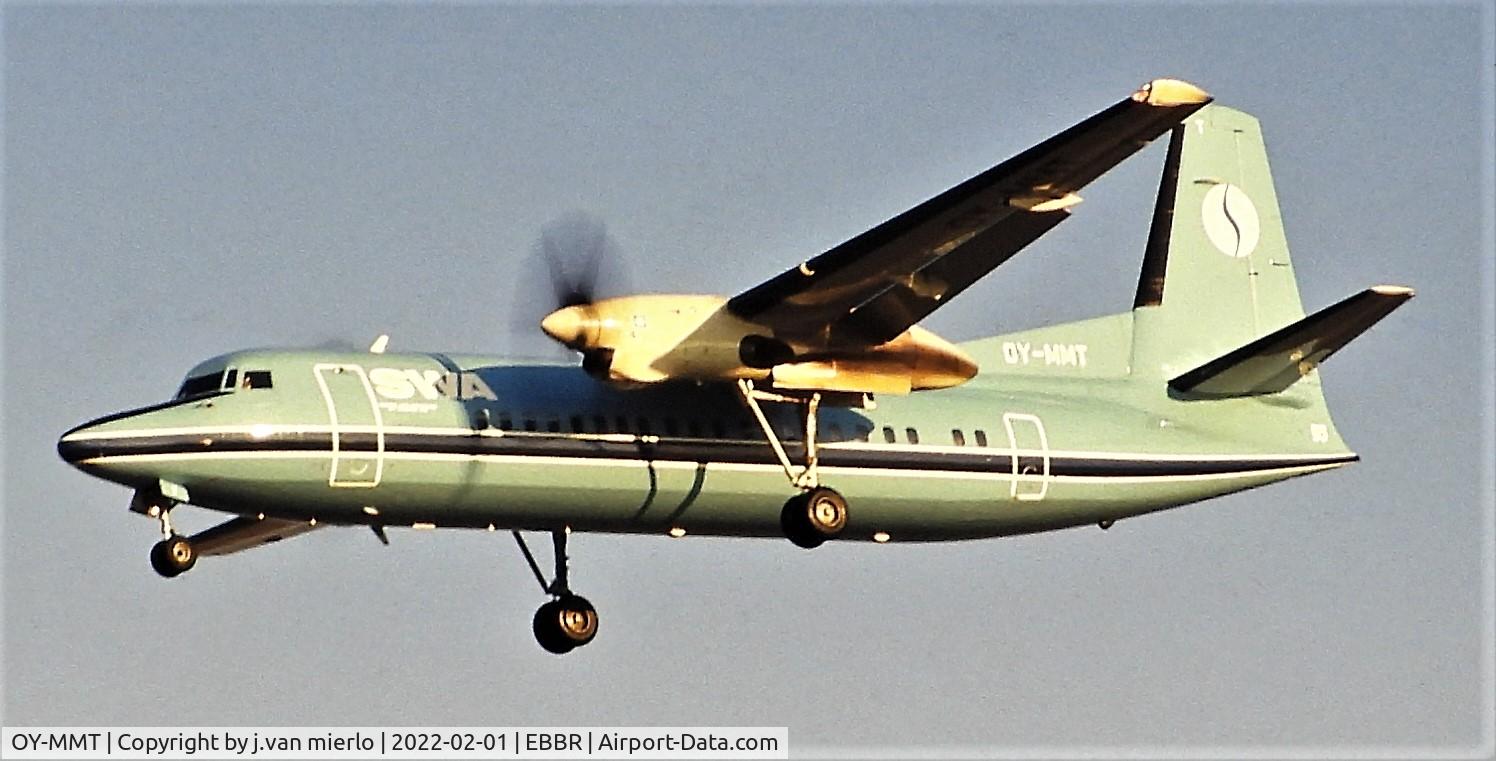 OY-MMT, 1989 Fokker 50 C/N 20149, Slide scan