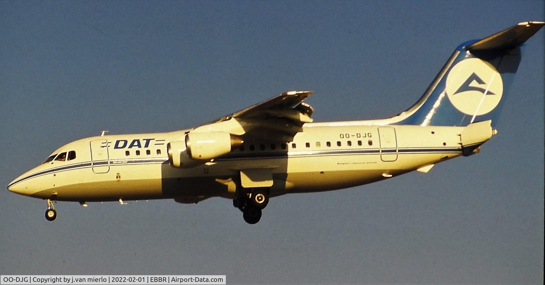 OO-DJG, 1990 British Aerospace BAe.146-200 C/N E2180, Slide scan