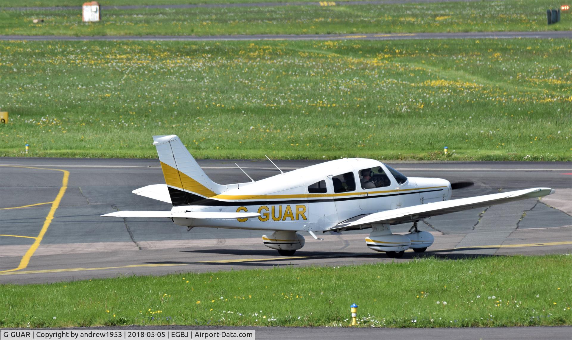 G-GUAR, 1978 Piper PA-28-161 Warrior II C/N 28-7816576, G-GUAR at Gloucestershire Airport.