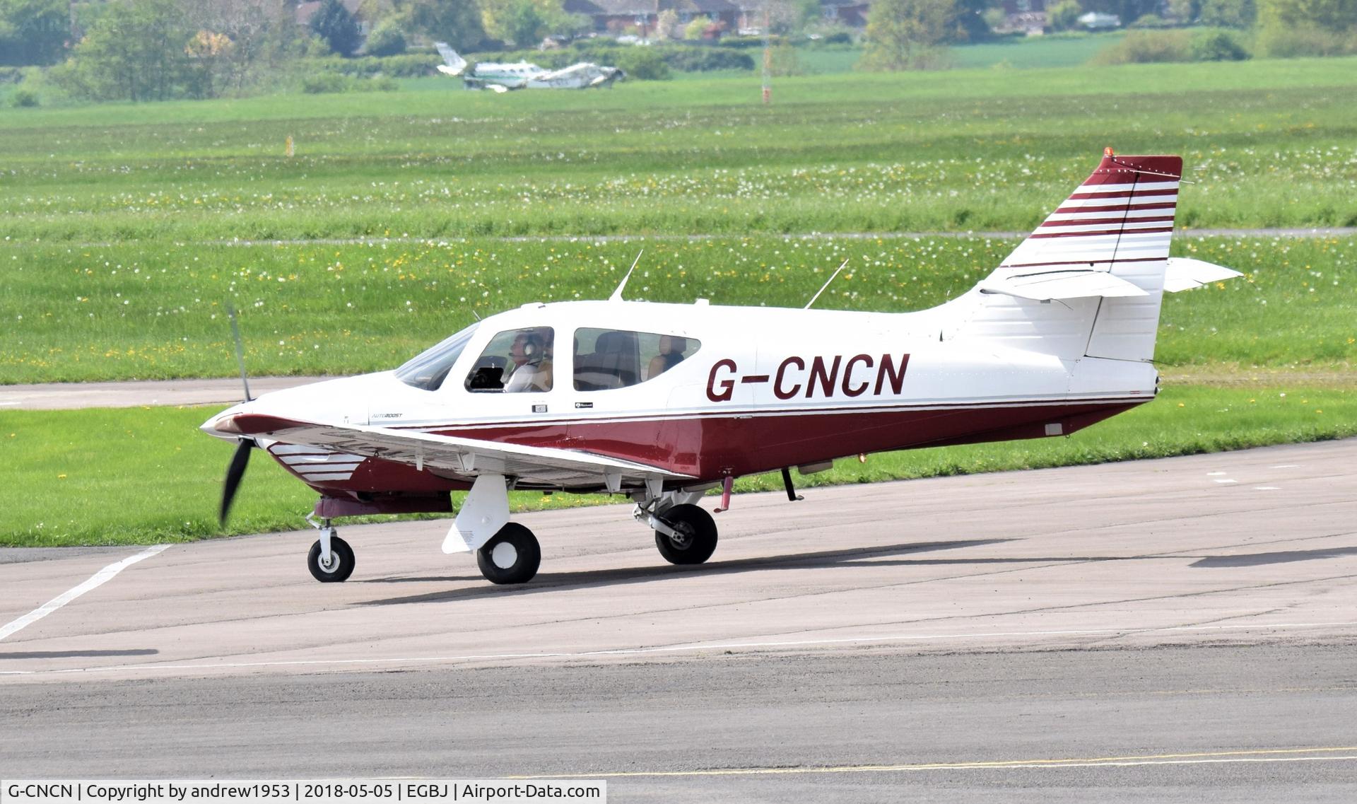 G-CNCN, 1977 Rockwell Commander 112TCA C/N 13151, G-CNCN at Gloucestershire Airport.