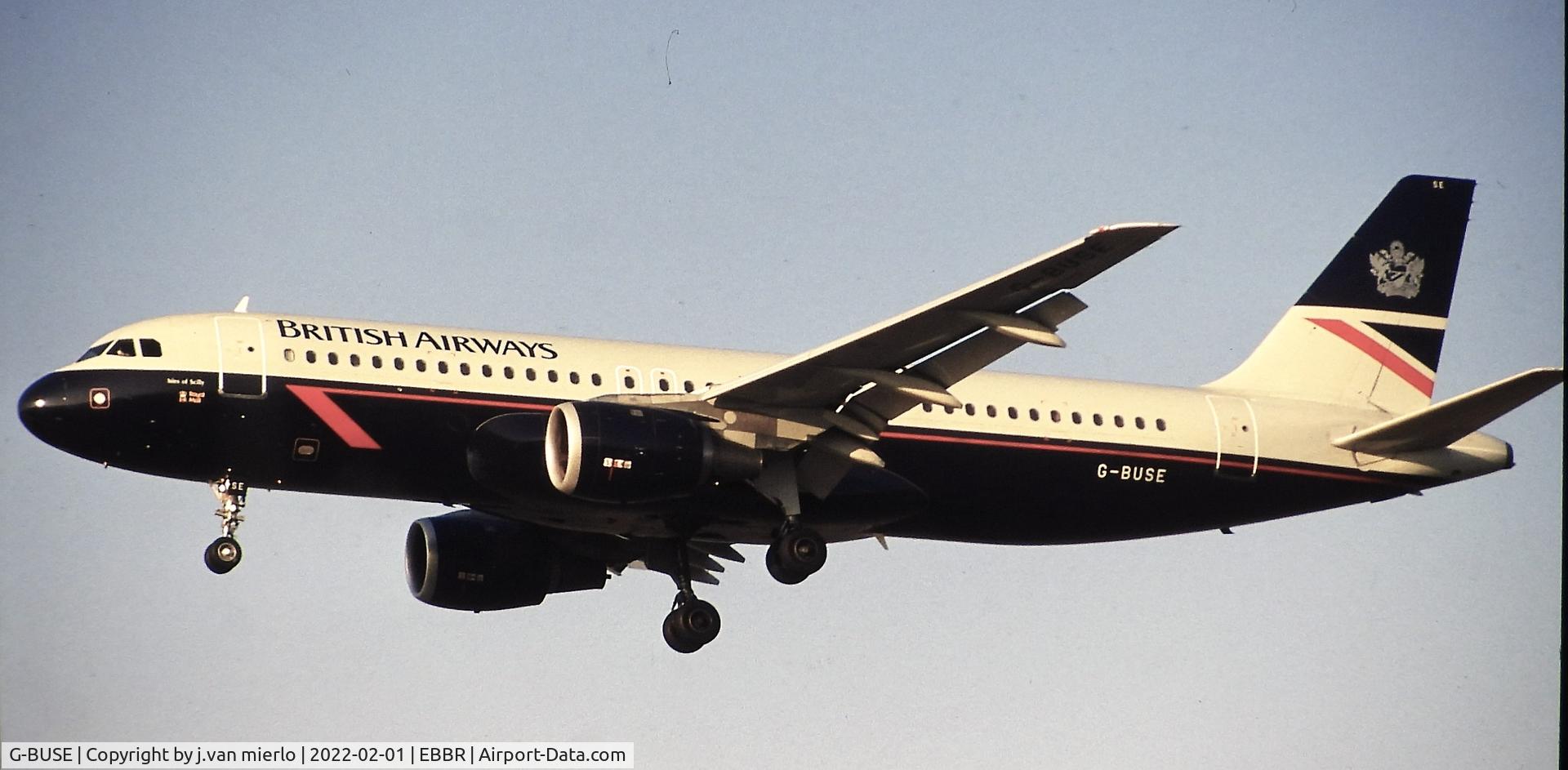G-BUSE, 1988 Airbus A320-111 C/N 017, Slide scan