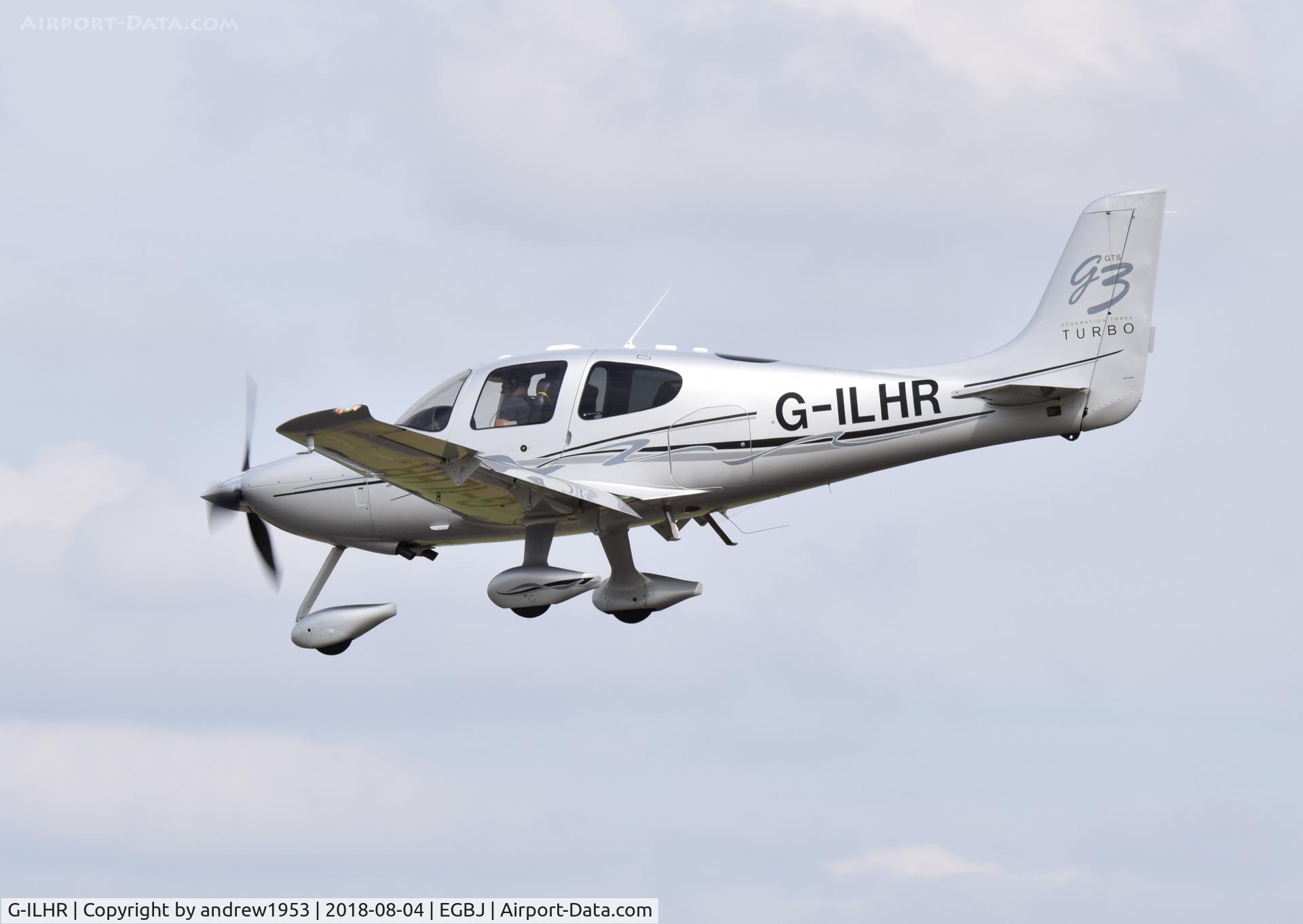 G-ILHR, 2008 Cirrus SR22 G3 GTS Turbo C/N 3091, G-ILHR at Gloucestershire Airport.