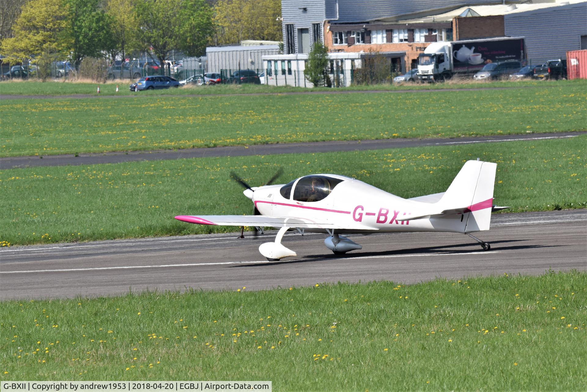 G-BXII, 2001 Europa Tailwheel C/N PFA 247-12812, G-BXII at Gloucestershire Airport.