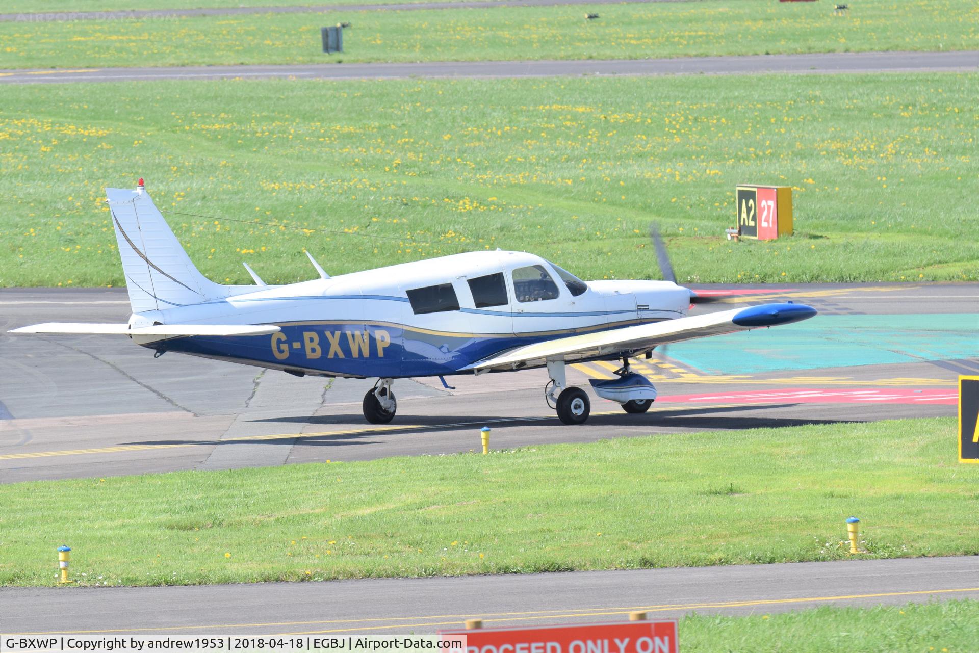 G-BXWP, 1973 Piper PA-32-300 Cherokee Six Cherokee Six C/N 32-7340088, G-BXWP at Gloucestershire Airport.