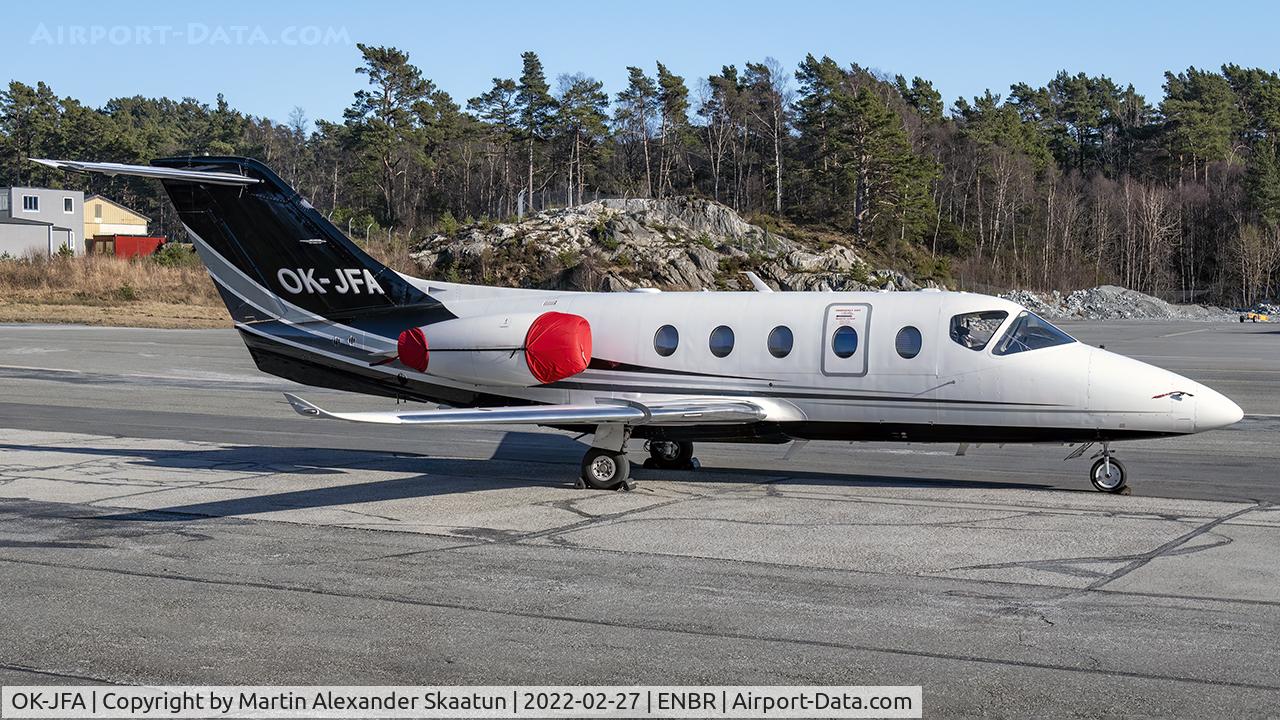 OK-JFA, 2003 Raytheon 400XT Nextant C/N RK-345, Parked.