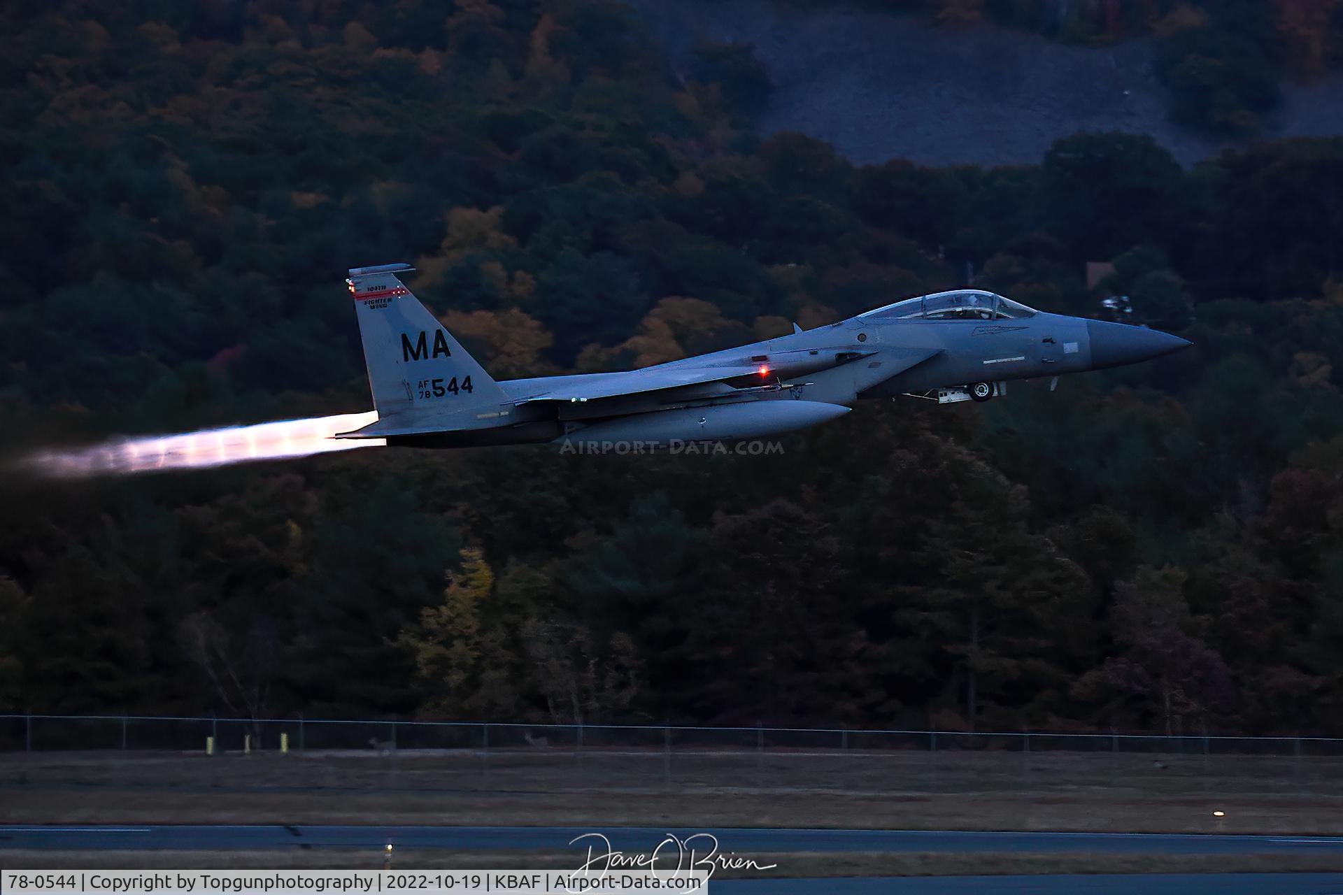 78-0544, McDonnell Douglas F-15C Eagle C/N 0535/C077, OB1 starting off the evening launches
