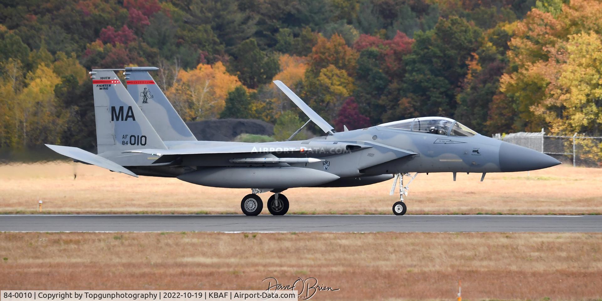 84-0010, 1984 McDonnell Douglas F-15C Eagle C/N 0919/C313, speed braking after an IFE