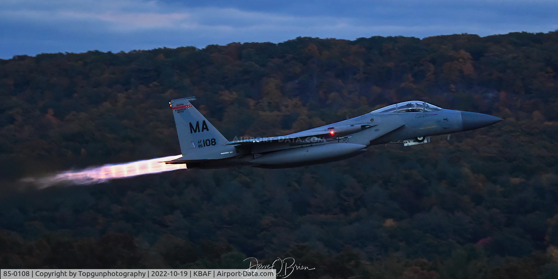 85-0108, McDonnell Douglas F-15C Eagle C/N 0962/C350, OB4, final of the flight of 4