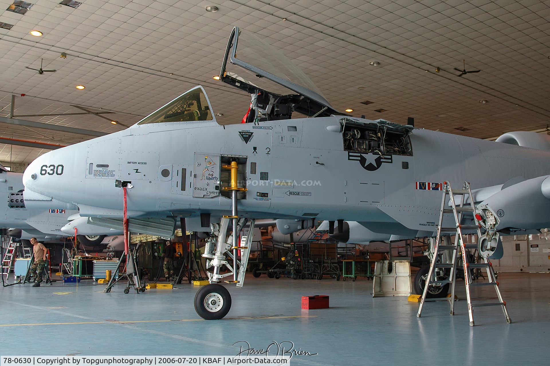 78-0630, 1978 Fairchild Republic A-10A Thunderbolt II C/N A10-0250, Lady Liberty