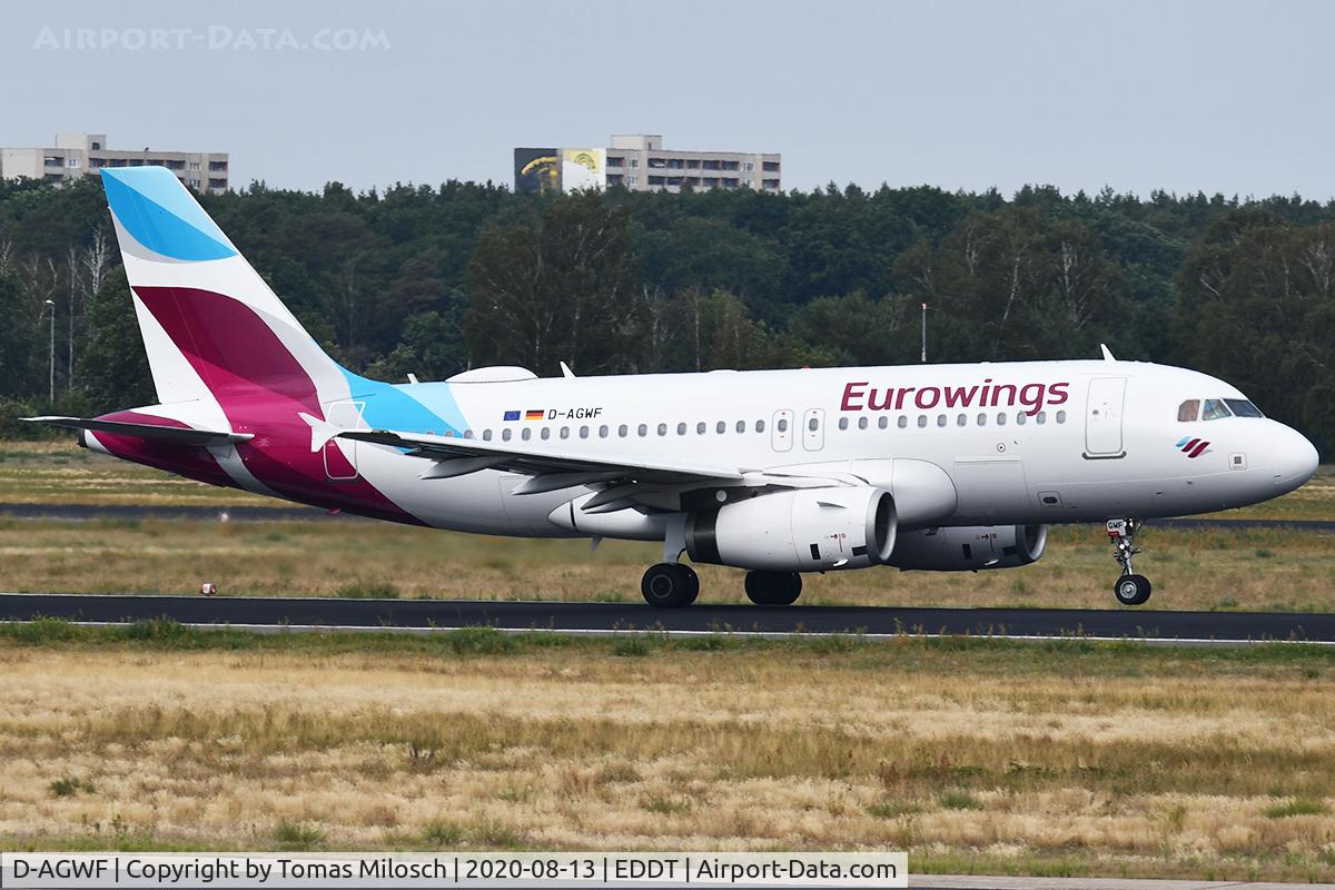 D-AGWF, 2007 Airbus A319-132 C/N 3172, 
