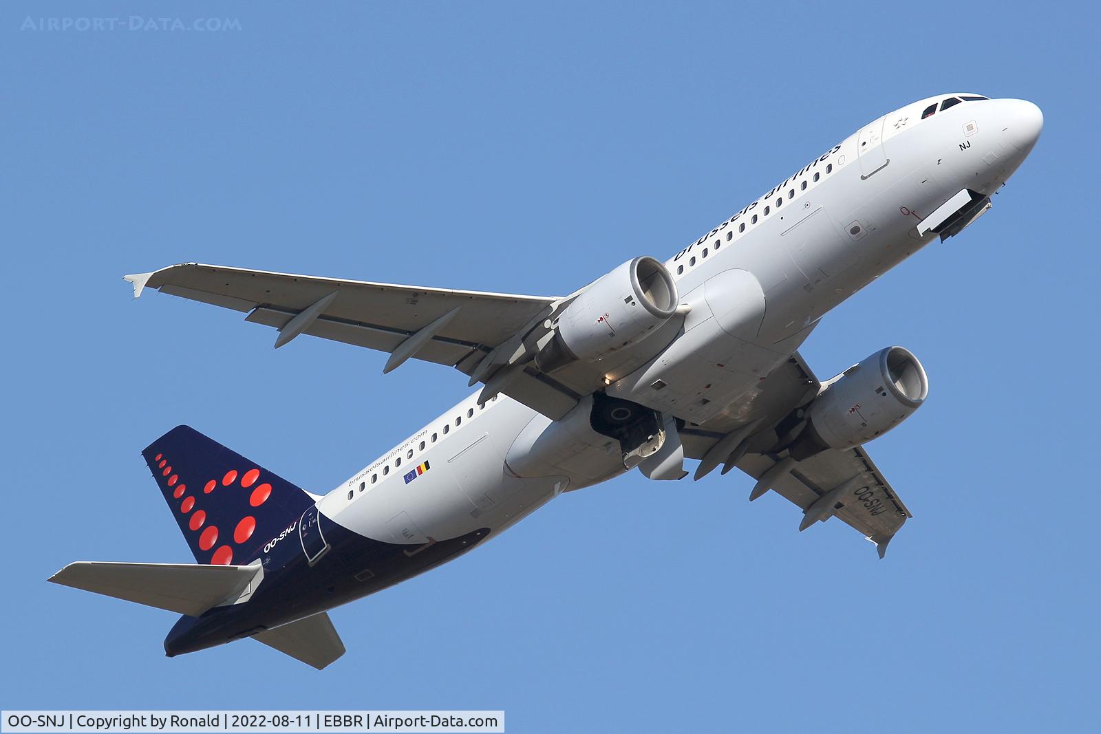OO-SNJ, 2007 Airbus A320-214 C/N 3161, at bru