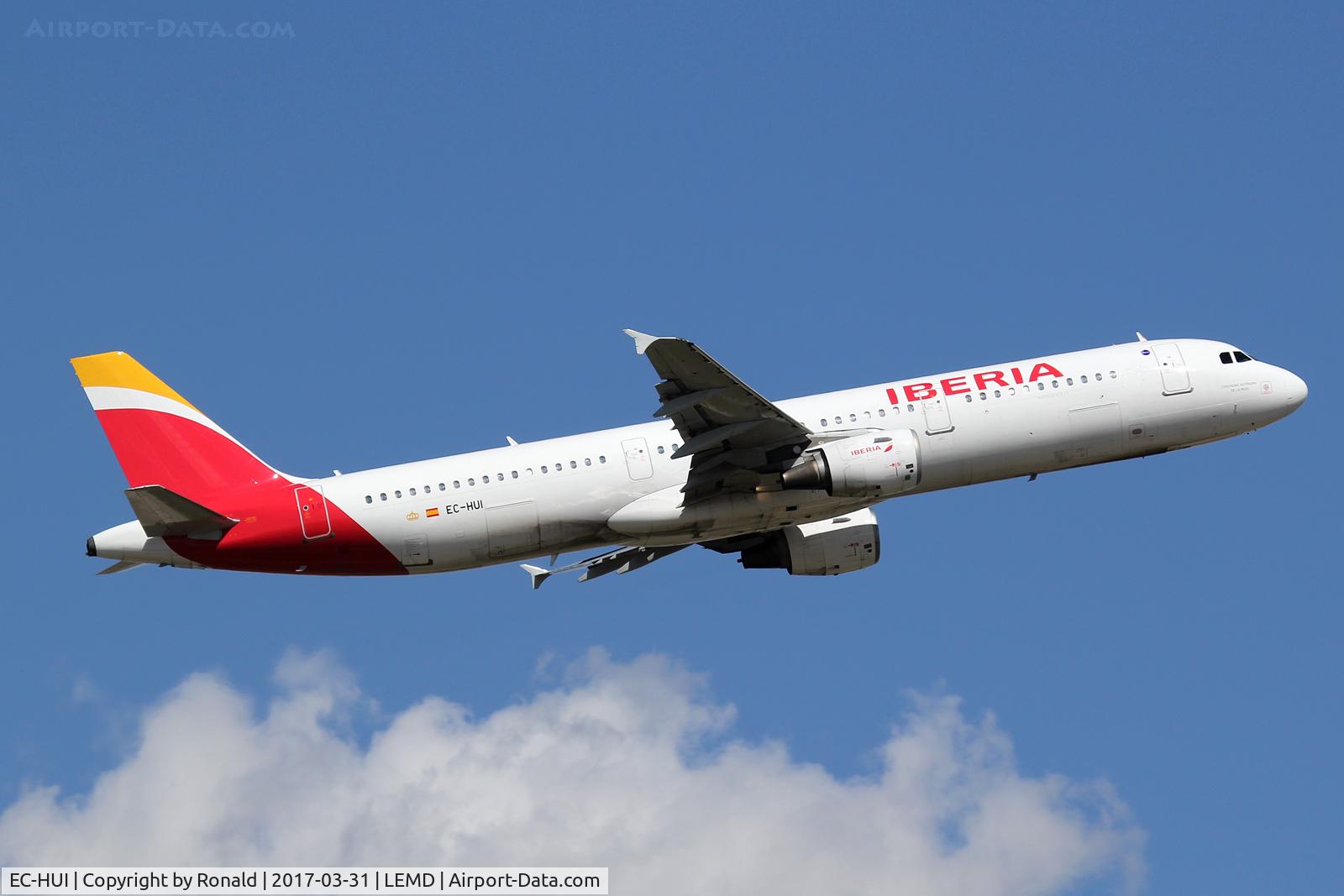 EC-HUI, 1999 Airbus A321-211 C/N 1027, at mad