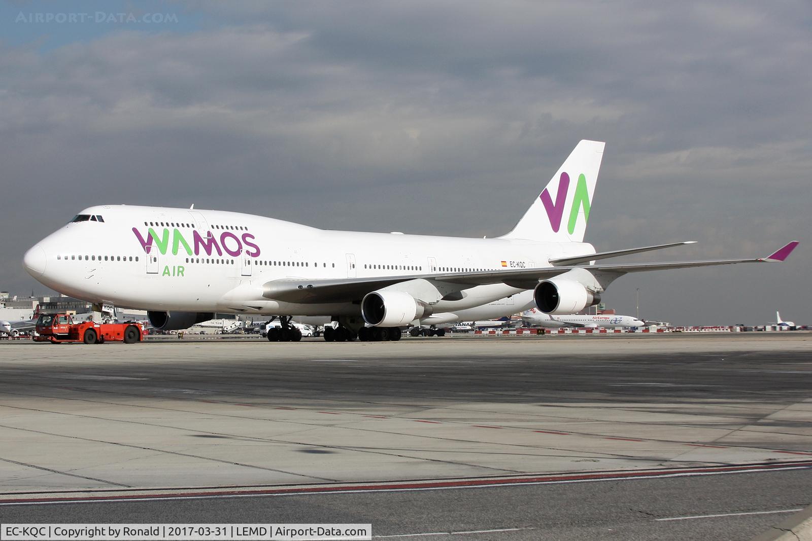 EC-KQC, 1994 Boeing 747-412 C/N 26549, at mad