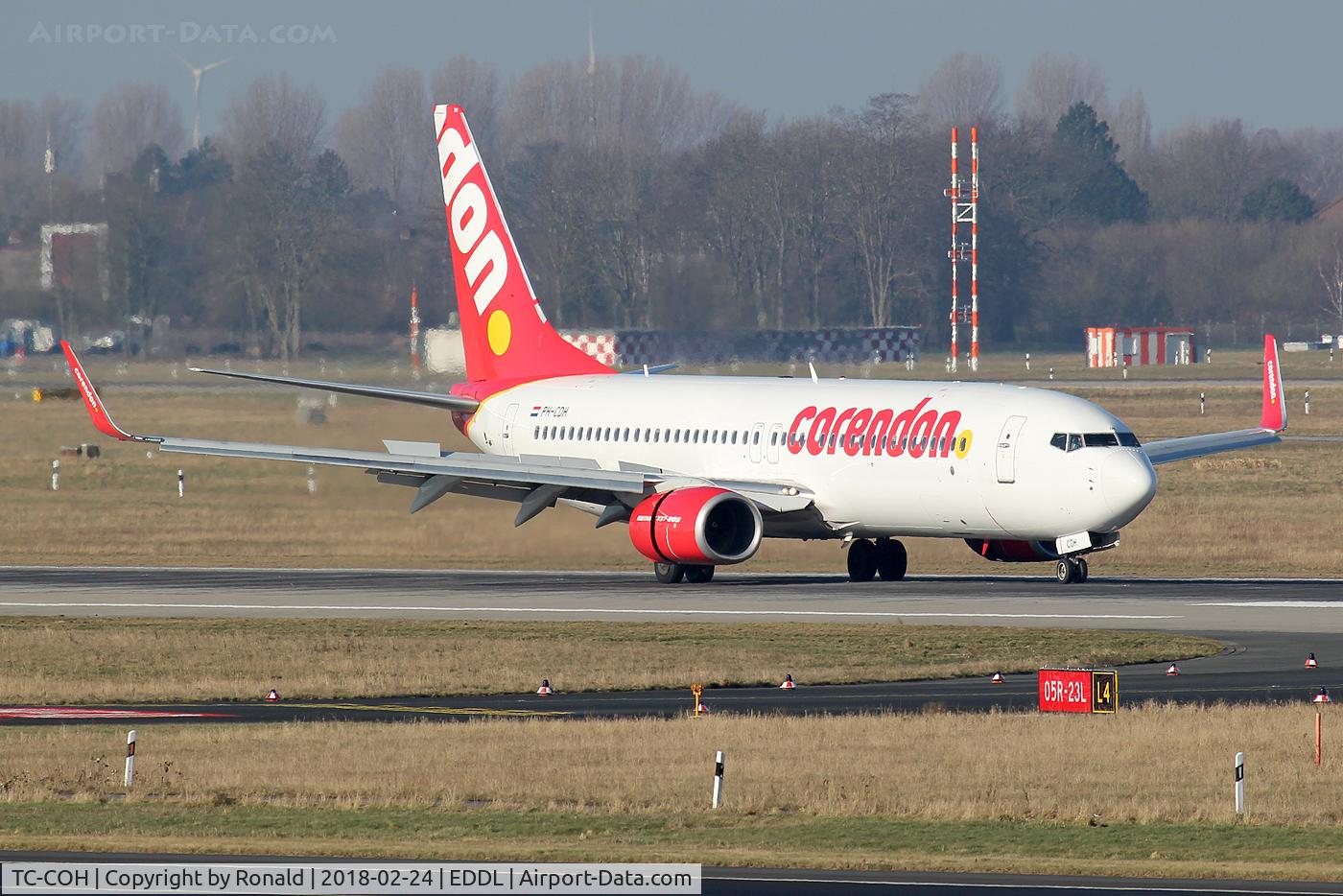 TC-COH, 2012 Boeing 737-8EH C/N 35850, at dus