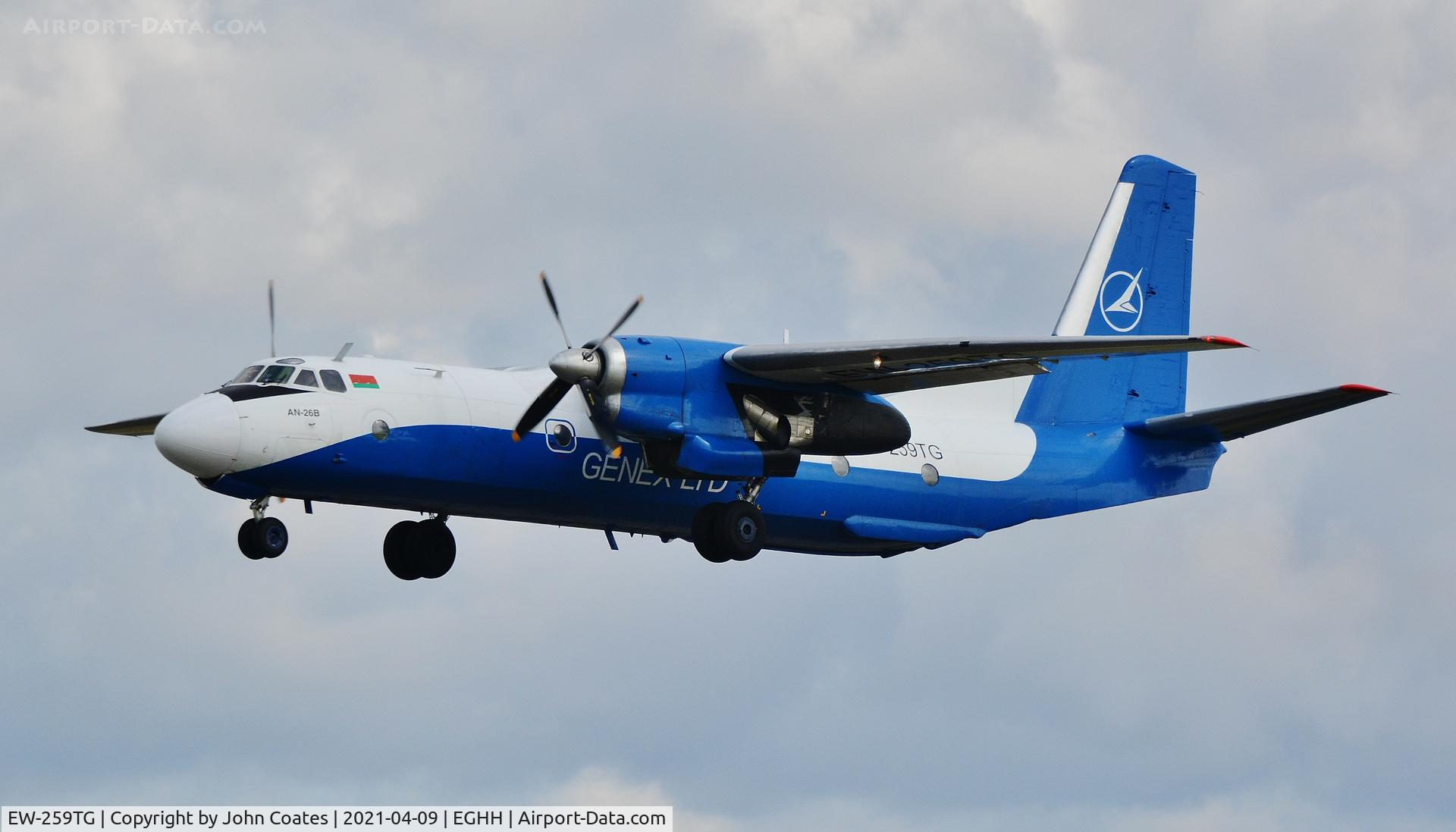 EW-259TG, 1983 Antonov An-26B C/N 12706, Departing off 26