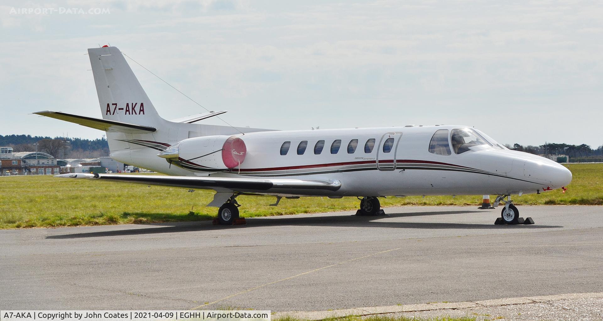 A7-AKA, 1990 Cessna 560 Citation V C/N 560-0059, At Technicair