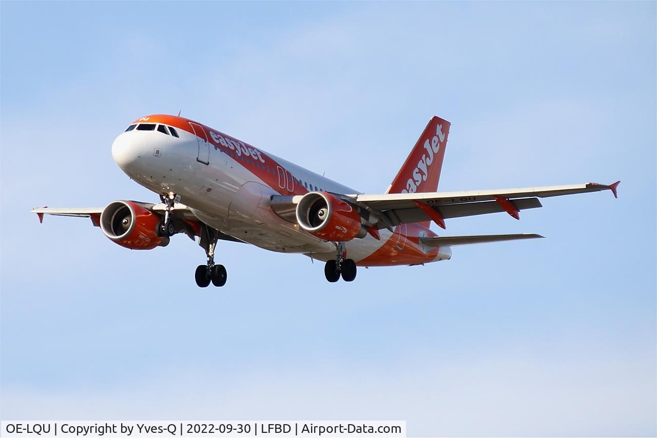 OE-LQU, 2009 Airbus A319-111 C/N 4087, Airbus A319-111, Short approach rwy 23, Bordeaux Mérignac airport (LFBD-BOD)