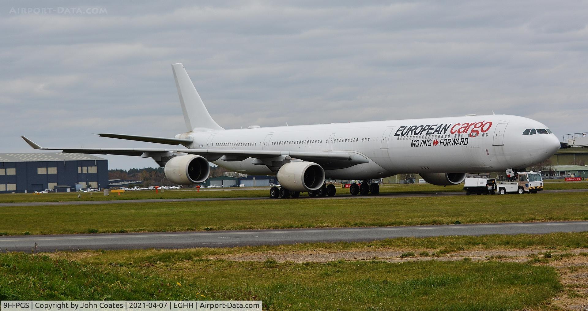 9H-PGS, 2009 Airbus A340-642X C/N 1030, Getting ready for service