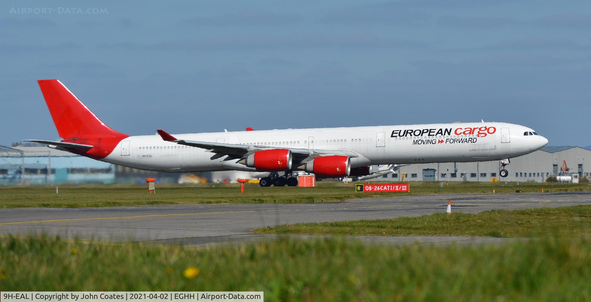9H-EAL, 2005 Airbus A340-642 C/N 622, Rotates off 08