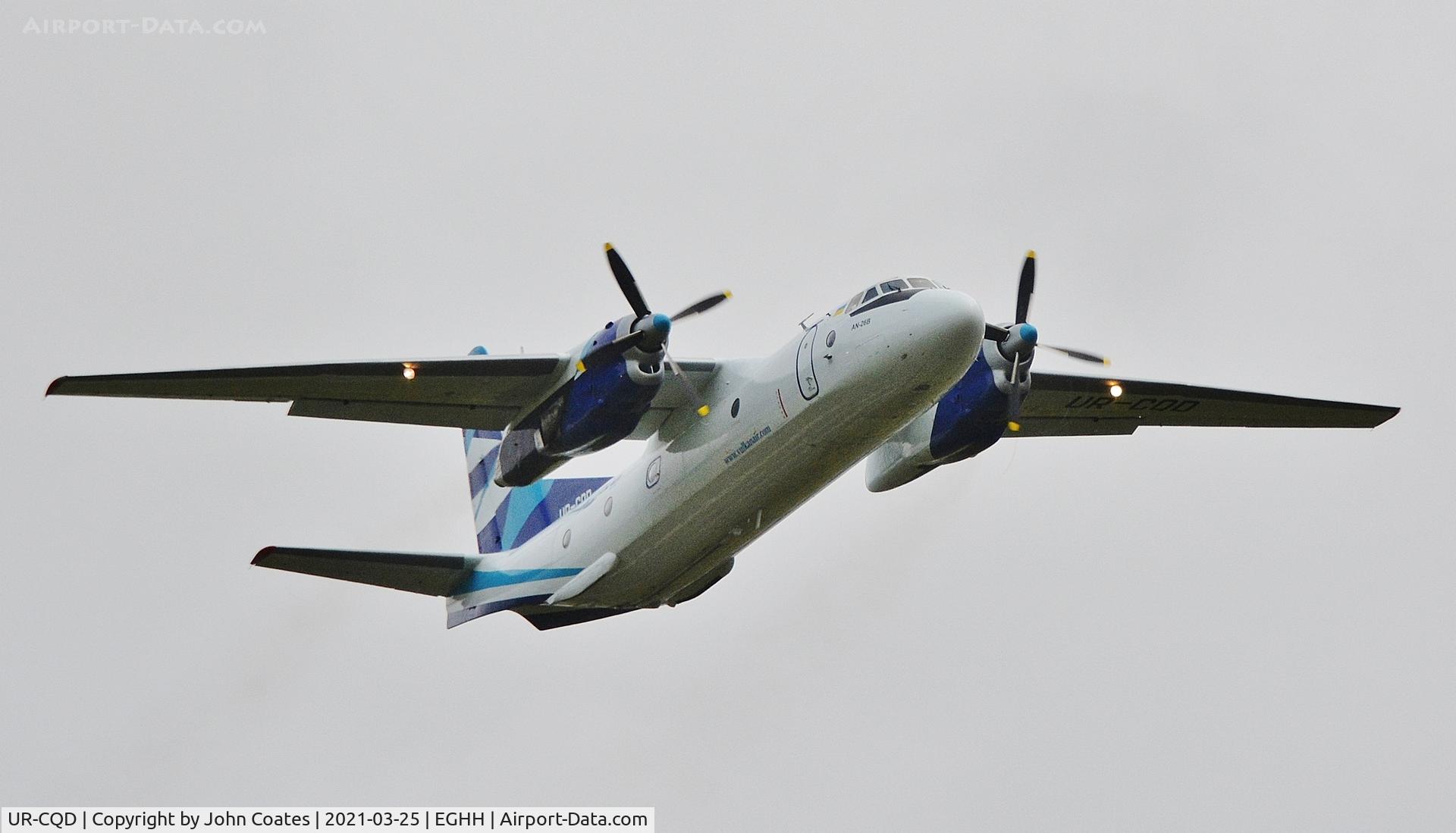 UR-CQD, 1980 Antonov An-26B C/N 10101, Departing