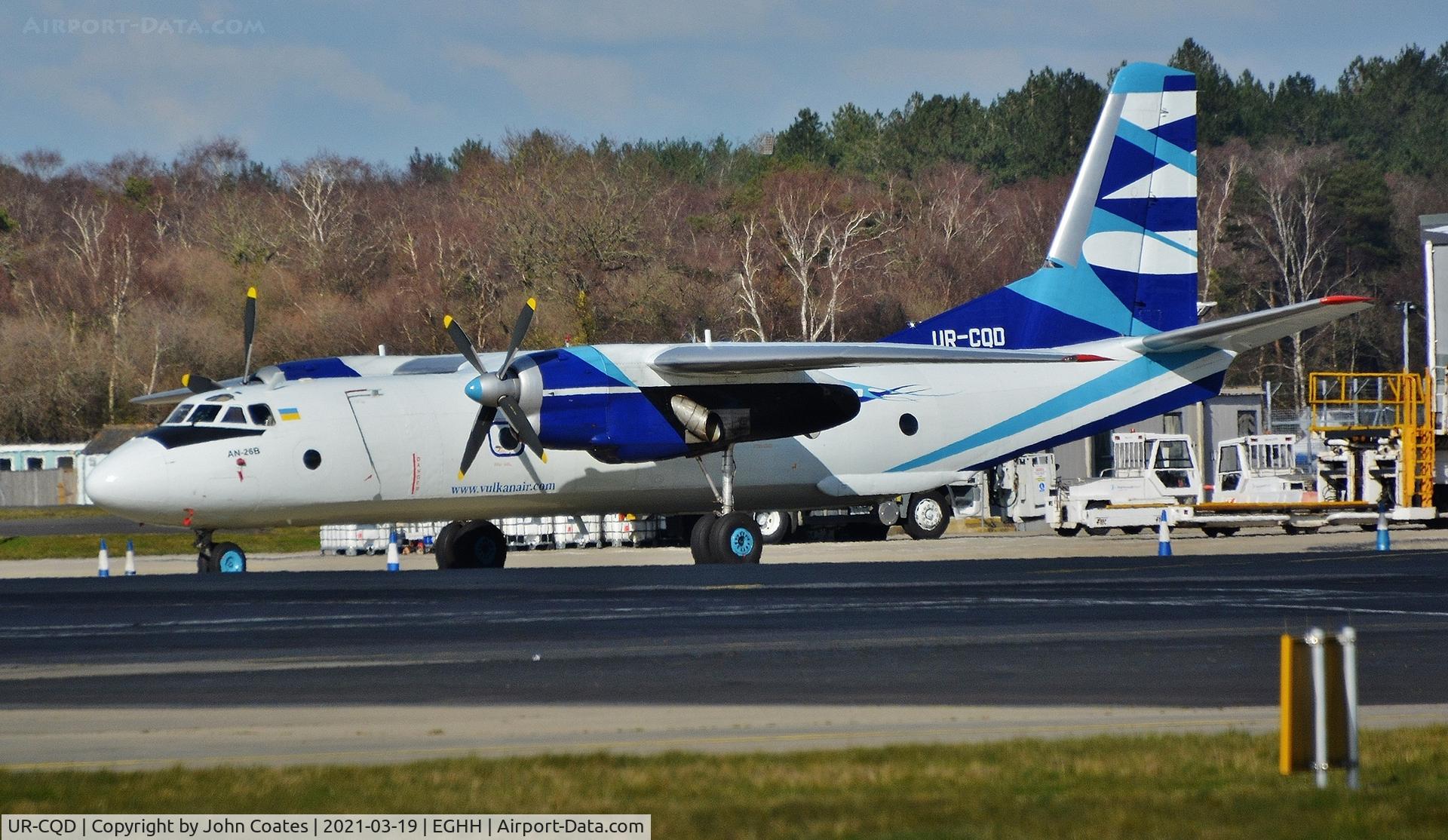 UR-CQD, 1980 Antonov An-26B C/N 10101, Rare visitor on stand