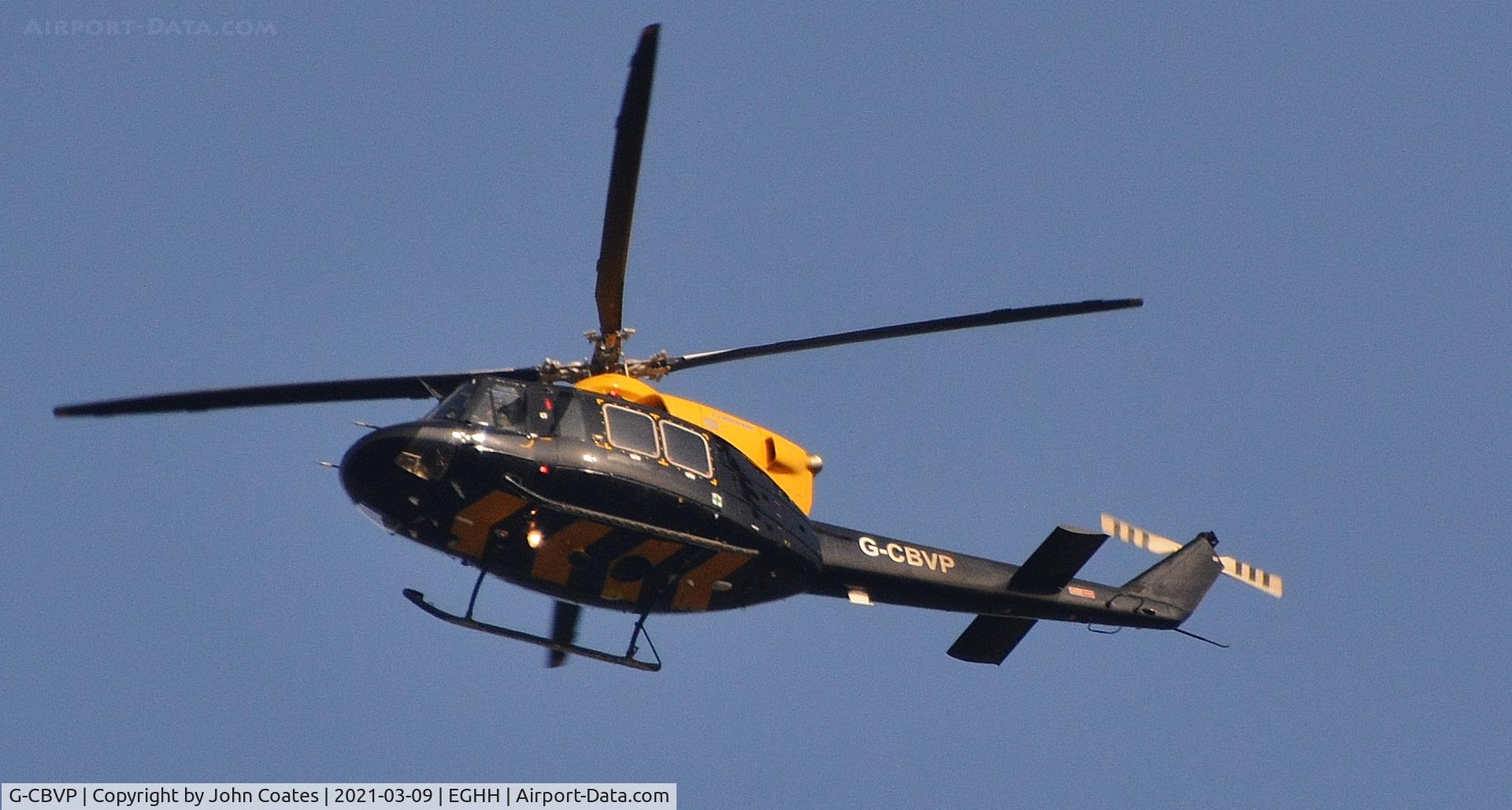 G-CBVP, 2002 Bell 412EP Griffin HT1 C/N 36301, On approach