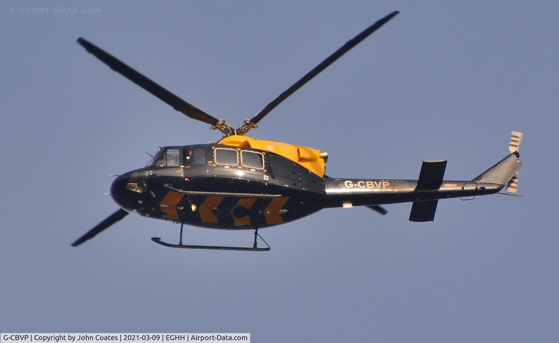 G-CBVP, 2002 Bell 412EP Griffin HT1 C/N 36301, On approach