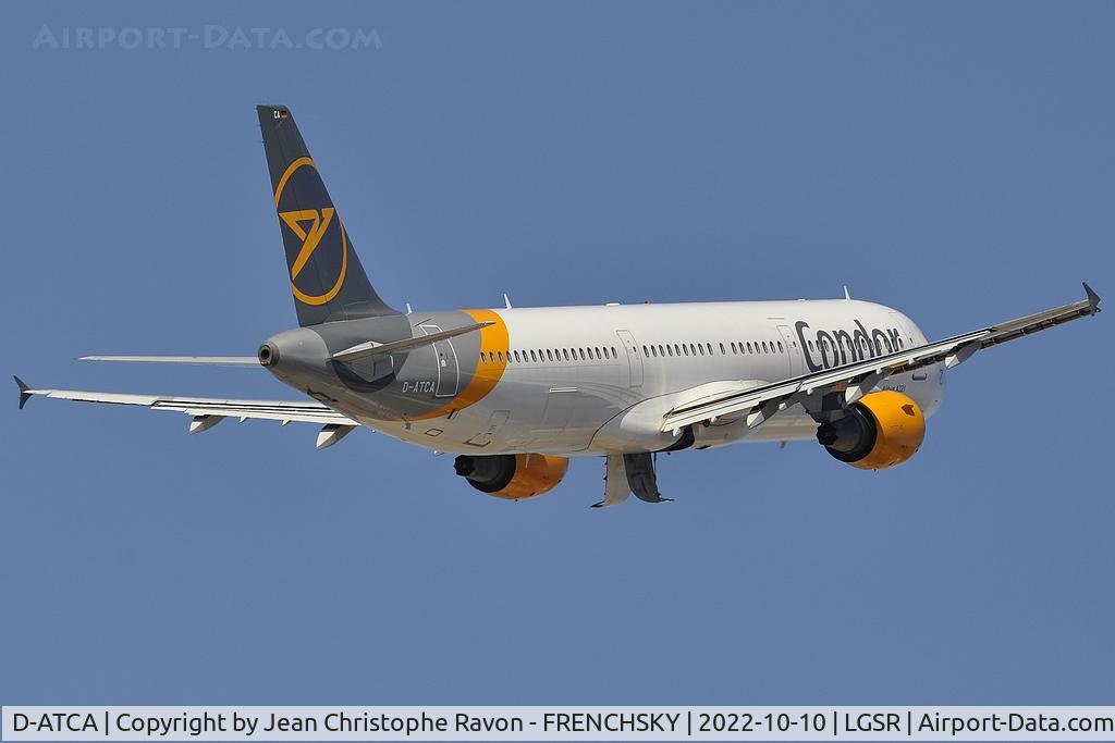 D-ATCA, 2010 Airbus A321-211 C/N 4334, CONDOR DE1603/CFG8CK SANTORIN to MUNICH