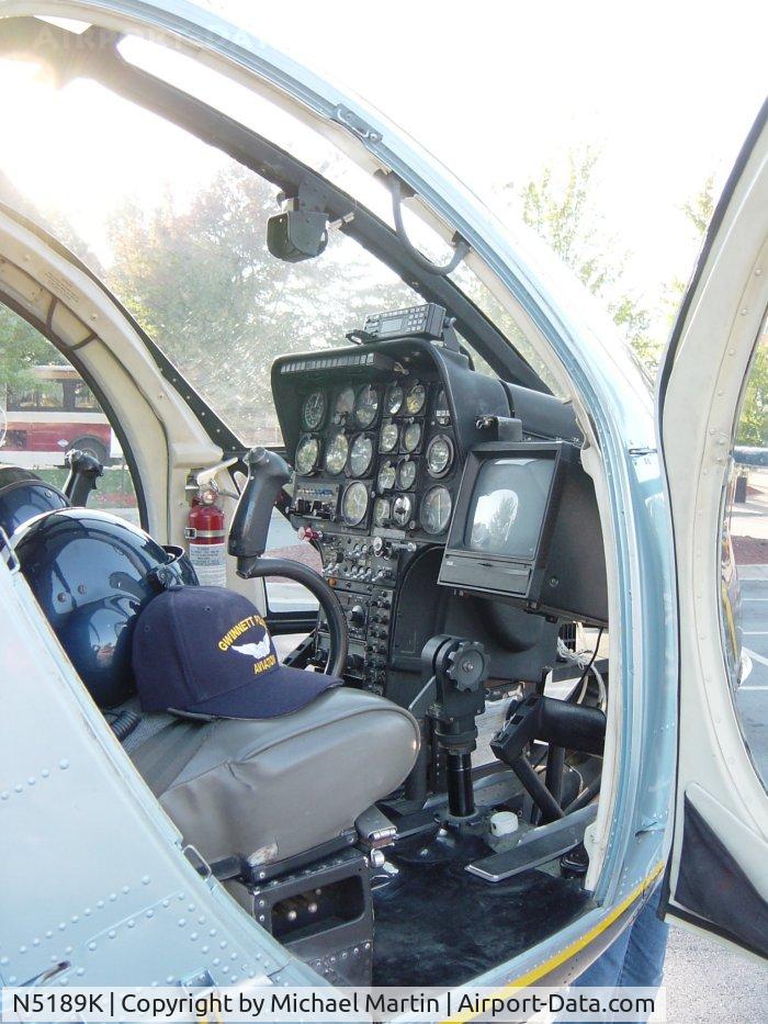 N5189K, 1984 Hughes 369E C/N 0095E, Gwinnett County Police Helicopter Interior