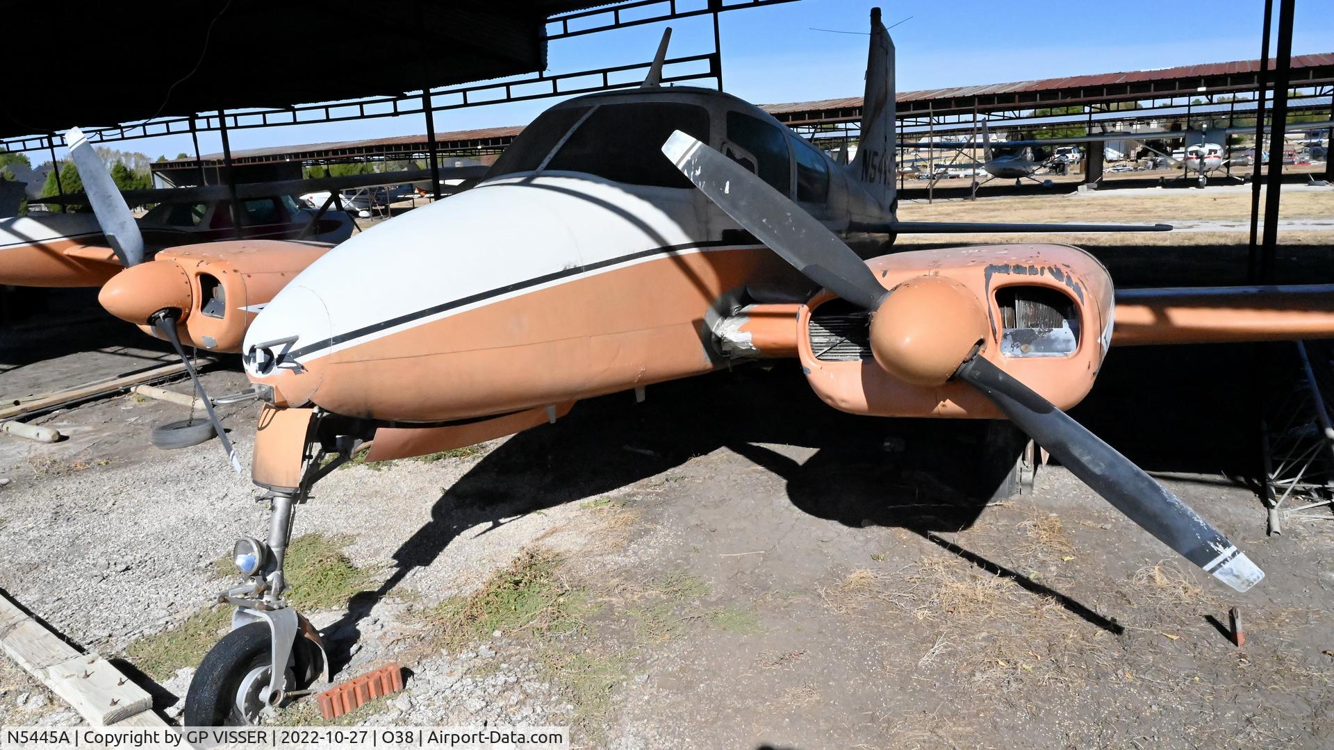 N5445A, 1958 Cessna 310B C/N 35645, Owasso, OK