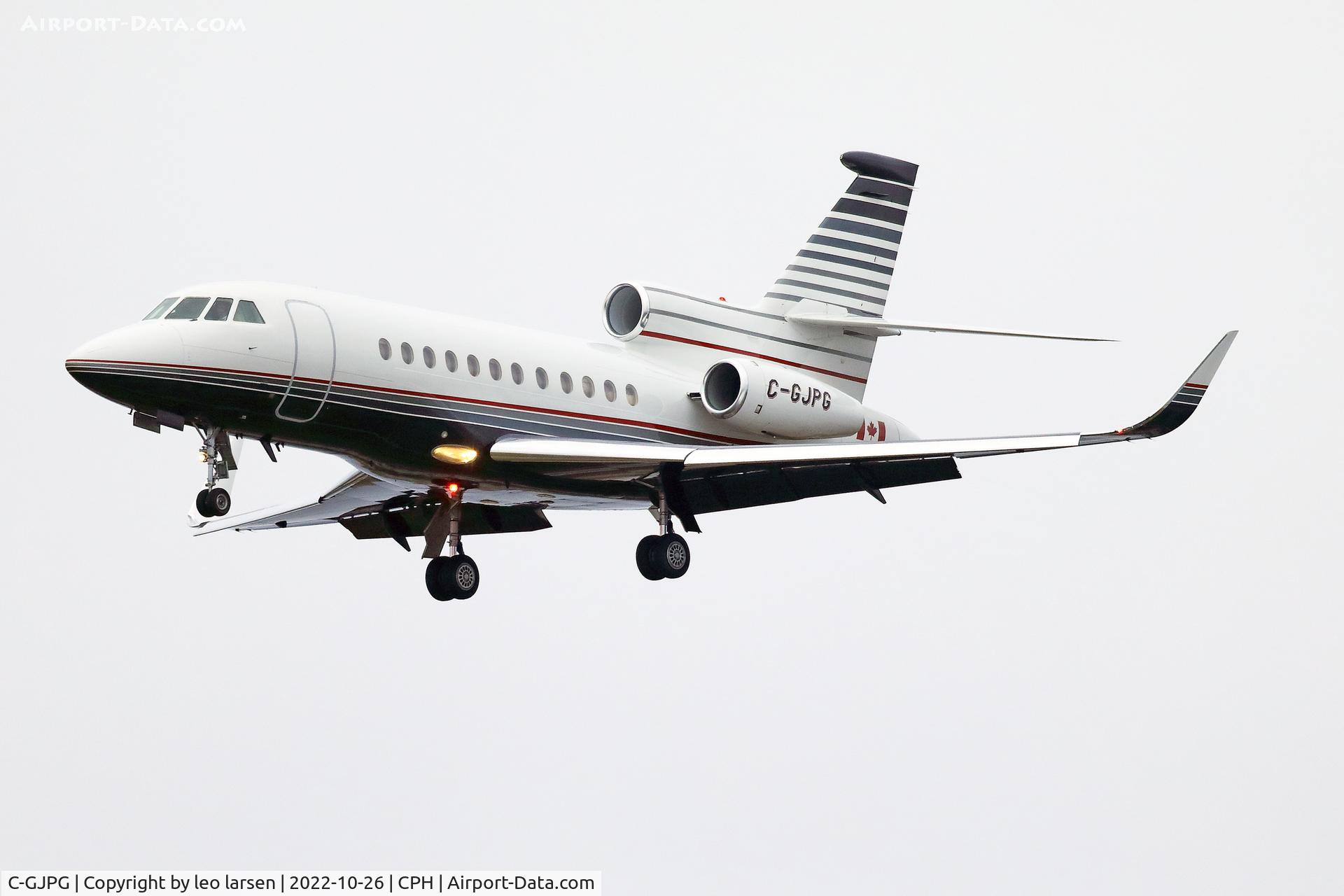C-GJPG, 1992 Dassault Falcon 900B C/N 110, Copenhagen 26.10.2022
