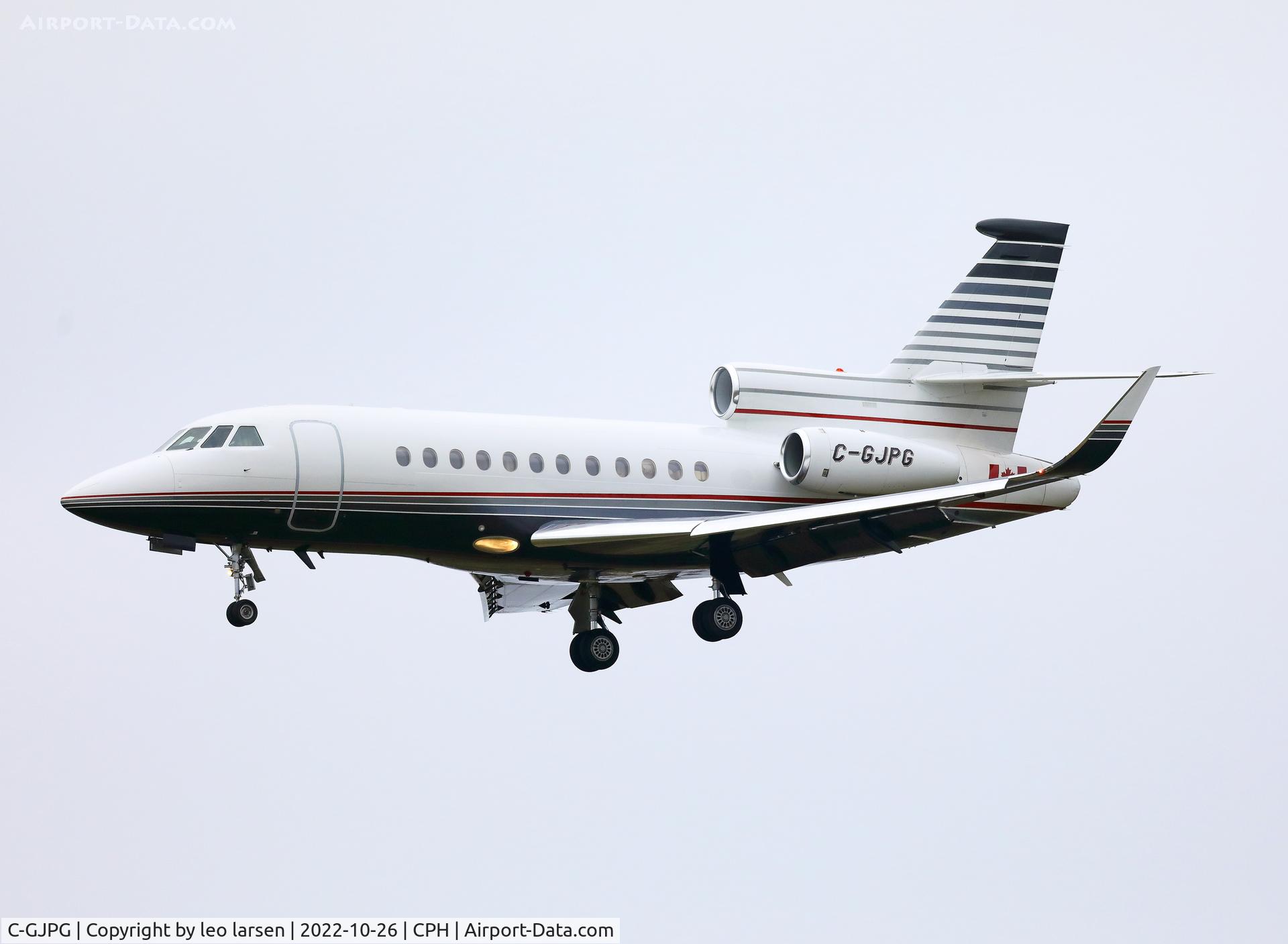 C-GJPG, 1992 Dassault Falcon 900B C/N 110, Copenhagen 26.10.2022