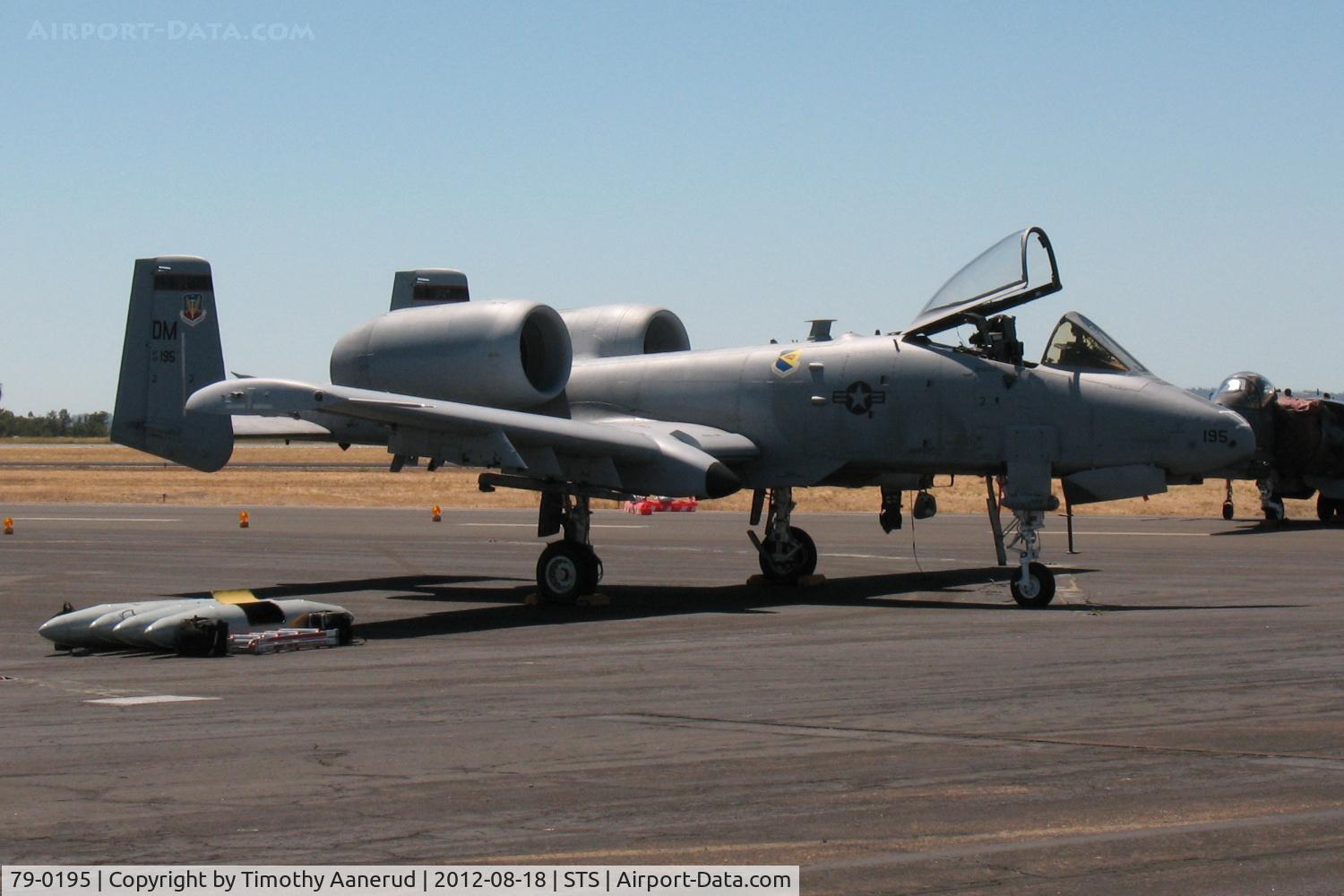 79-0195, Fairchild Republic A-10A Thunderbolt II C/N A10-0459, Fairchild Republic A-10A Thunderbolt II, c/n: A10-0459, Wings over Wine Country 2012