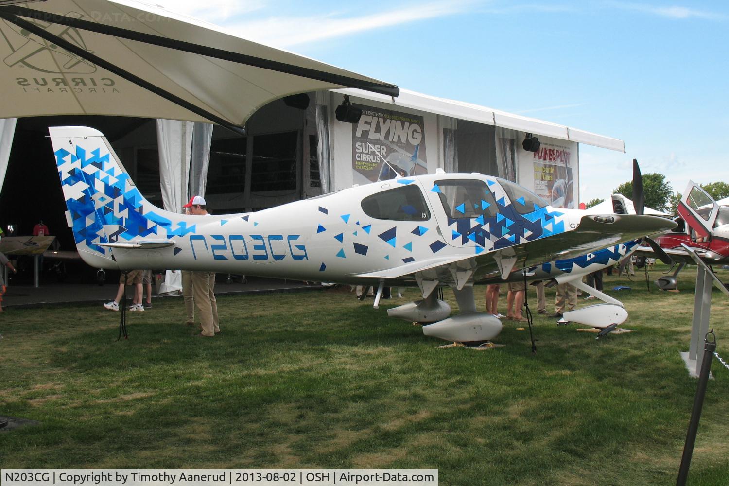 N203CG, 2013 Cirrus SR-22T C/N 0544, 2013 CIRRUS DESIGN CORP SR-22T, c/n: 0544, AirVenture 2013