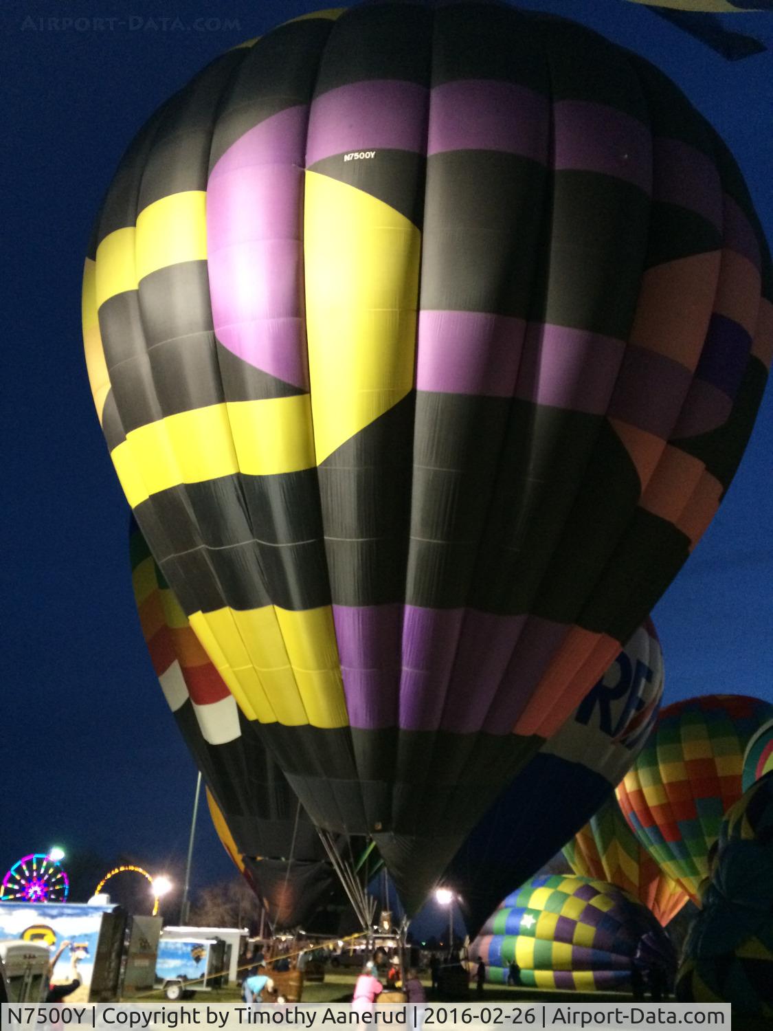 N7500Y, 2001 Arbc Inc Dba Lindstrand 90A C/N 5169, 2001 Arbc Inc Dba Lindstrand 90A, c/n: 5169.  Parhrump Nevada Balloon Festival