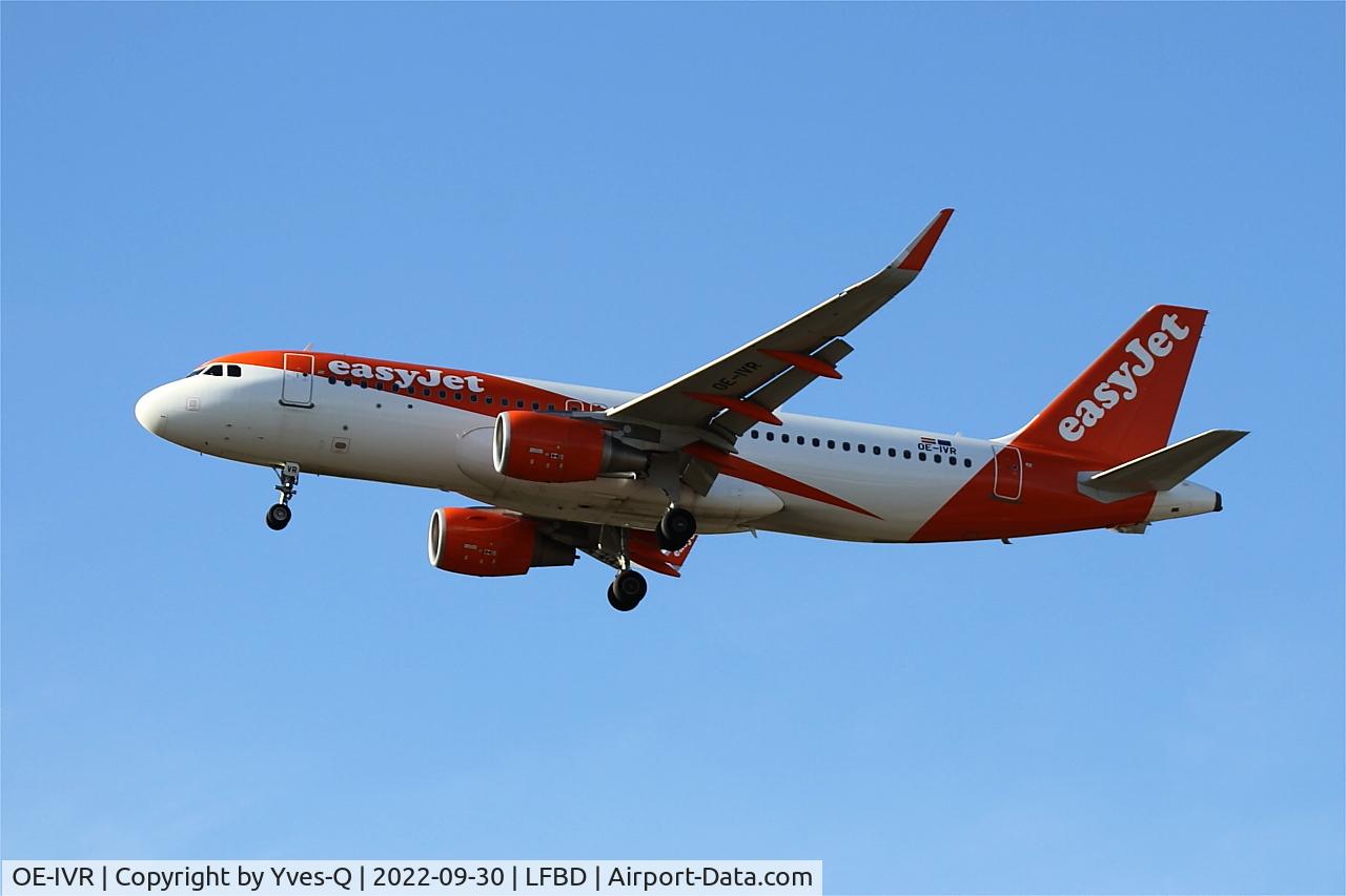 OE-IVR, 2016 Airbus A320-214 C/N 7243, Airbus A320-214, On final rwy 23, Bordeaux Mérignac airport (LFBD-BOD)