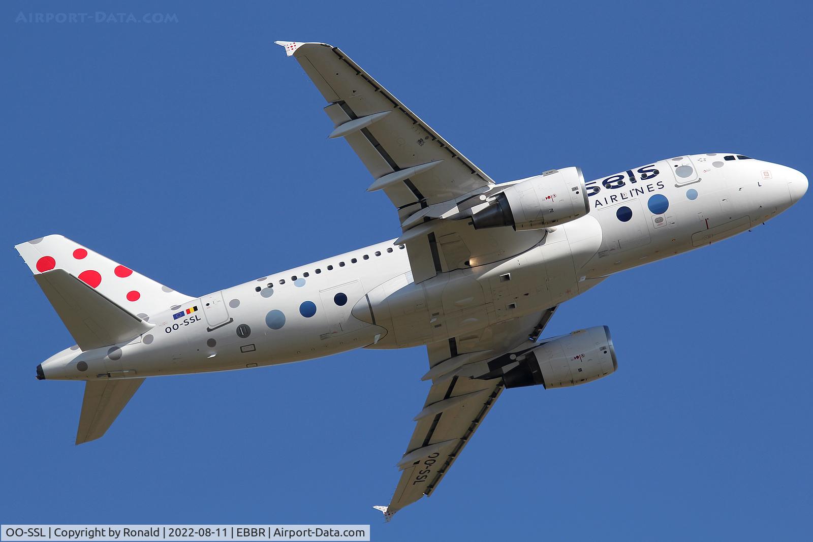 OO-SSL, 2002 Airbus A319-111 C/N 1803, at bru