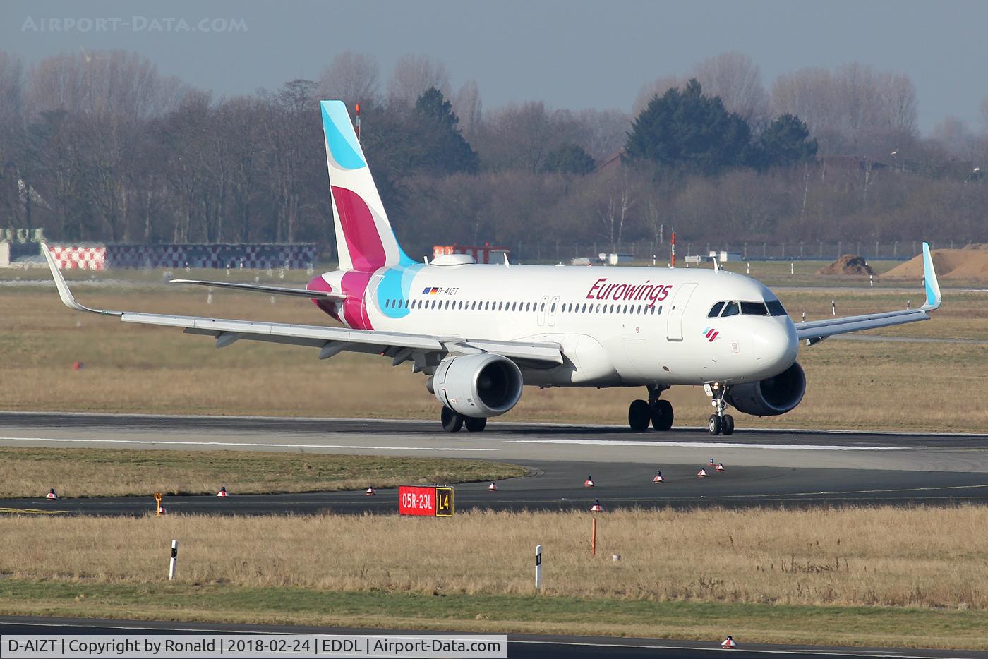 D-AIZT, 2013 Airbus A320-214 C/N 5601, at dus