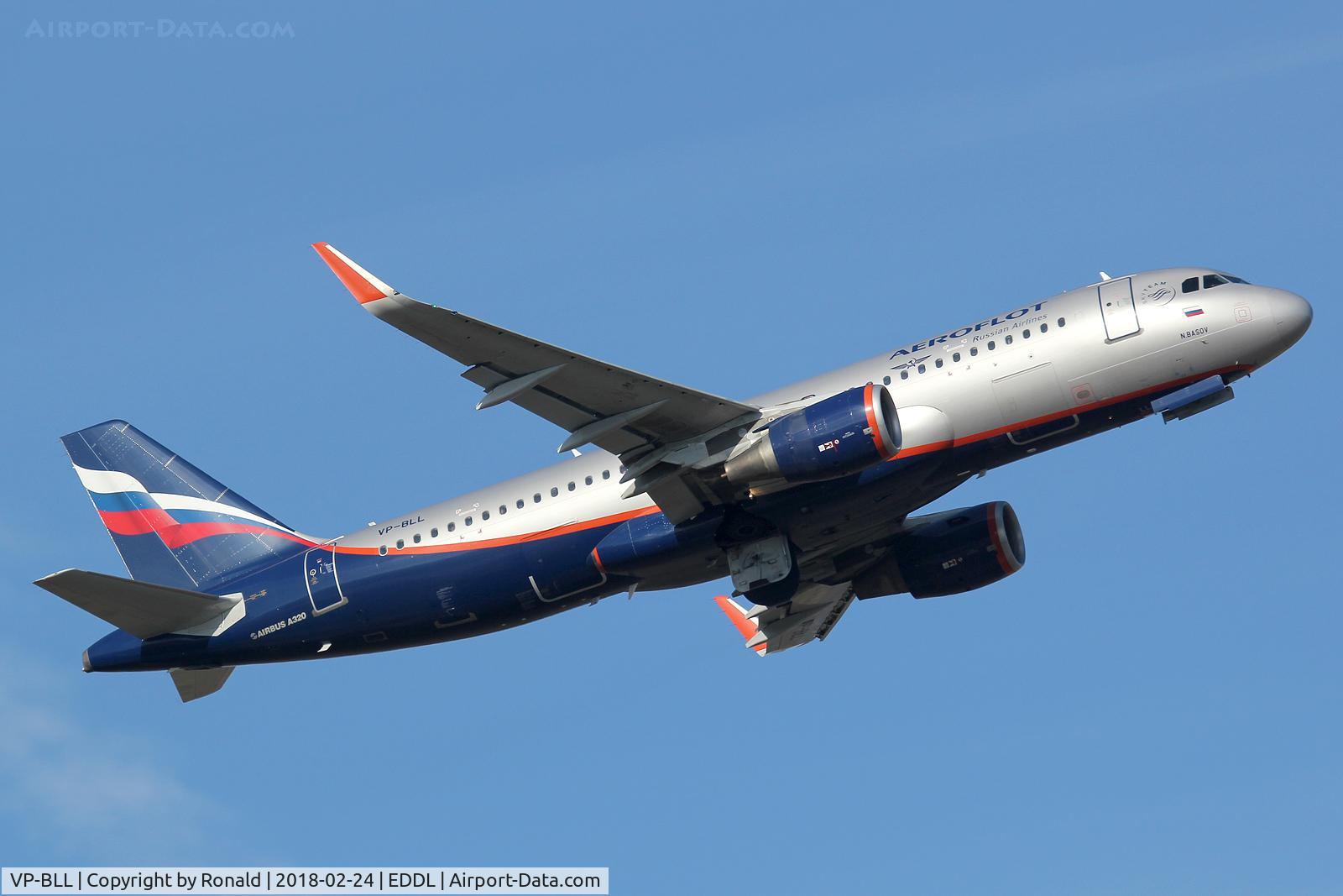 VP-BLL, 2013 Airbus A320-214 C/N 5572, at dus