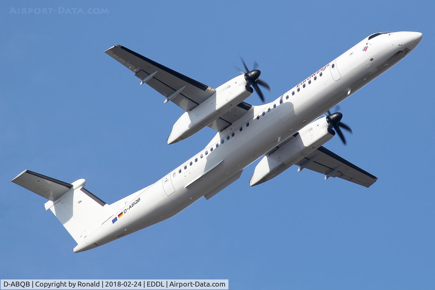 D-ABQB, 2008 De Havilland Canada DHC-8-402Q Dash 8 C/N 4226, at dus
