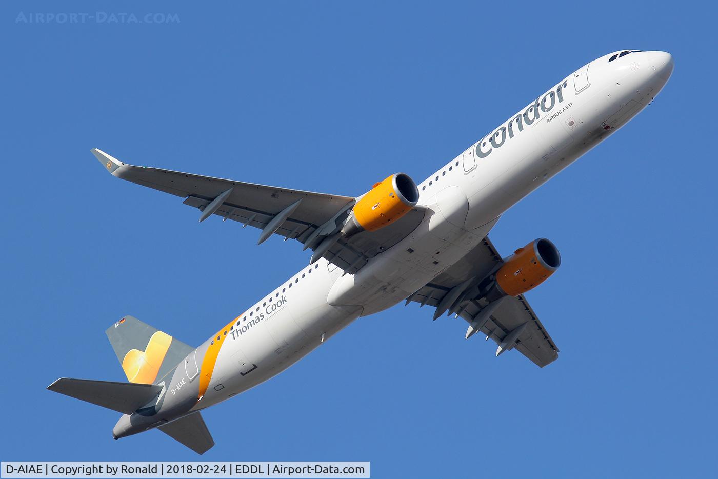 D-AIAE, 2014 Airbus A321-211 C/N 6376, at dus
