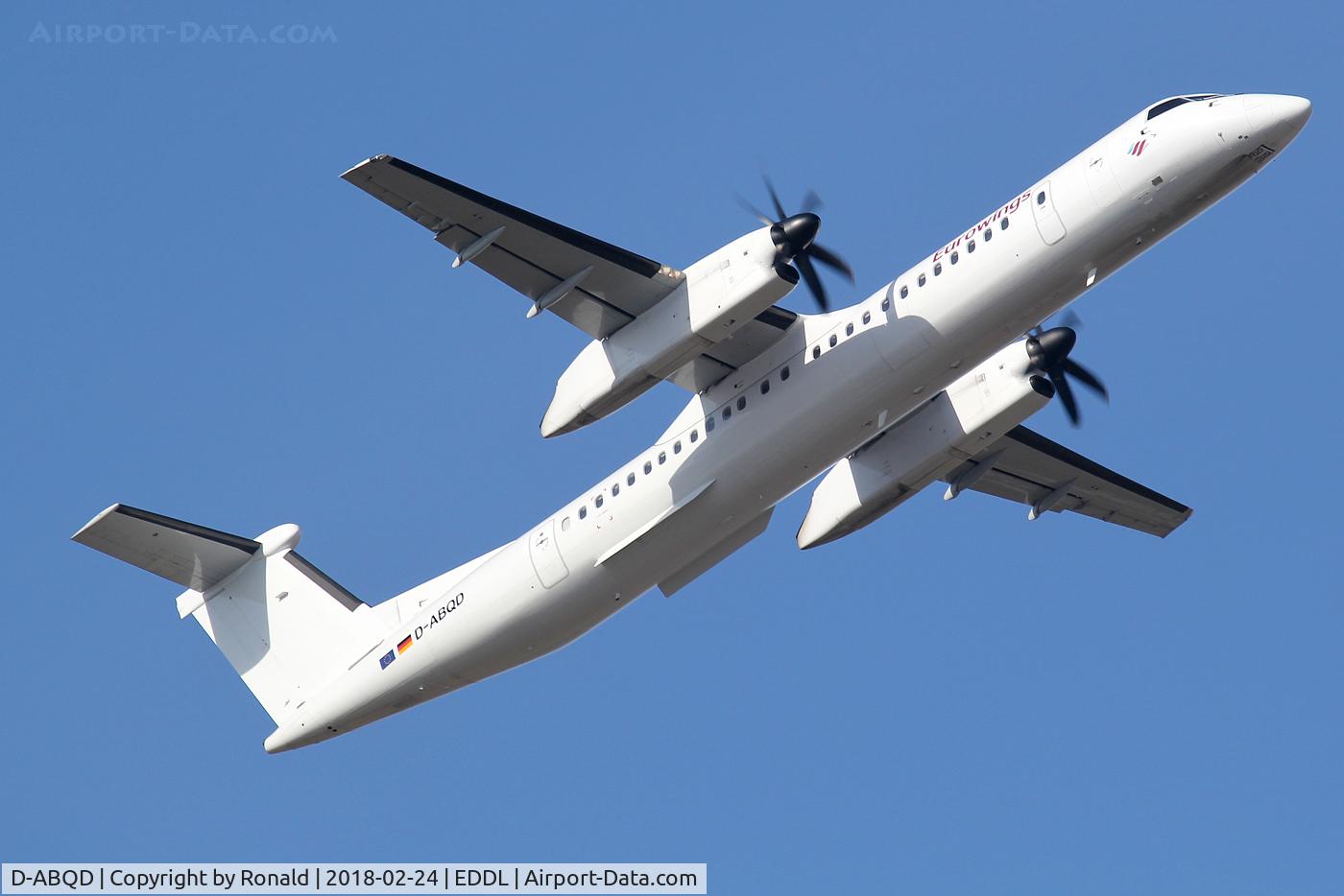 D-ABQD, 2009 De Havilland Canada DHC-8-402Q Dash 8 C/N 4234, at dus