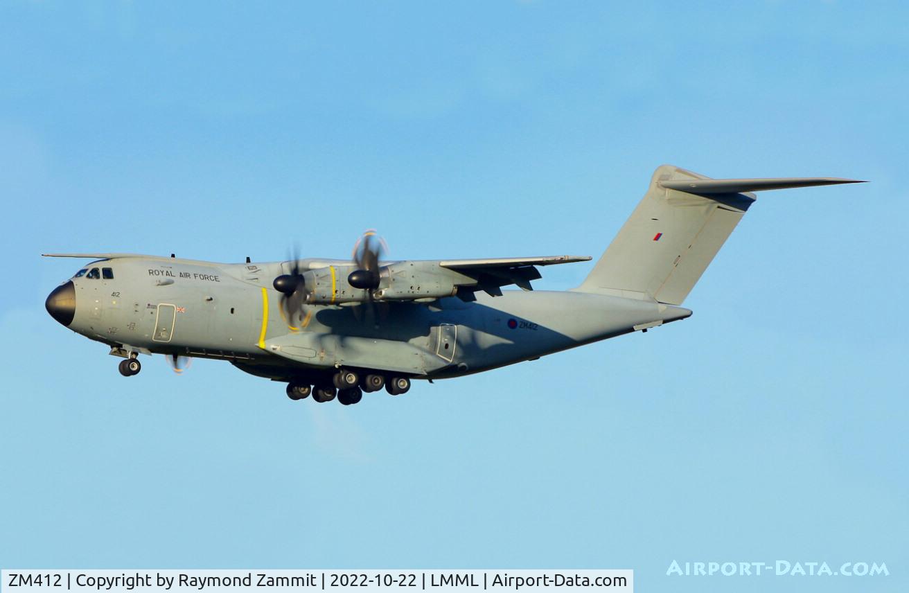 ZM412, 2016 Airbus A400M-180 Atlas C.1 C/N 042, A400M-180 Atlas C.1 ZM412 Royal Air Force