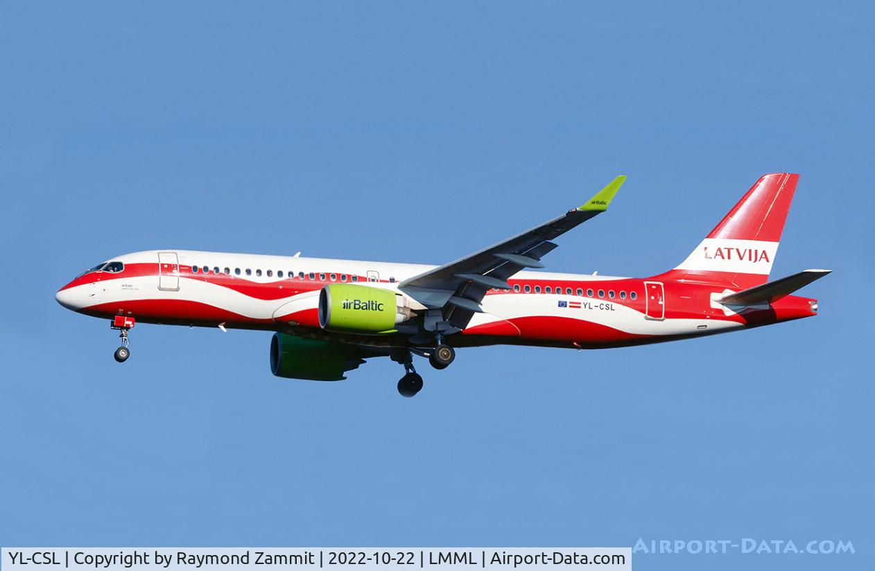 YL-CSL, 2018 Airbus A220-300 C/N 55041, A220 YL-CSL Air Baltic