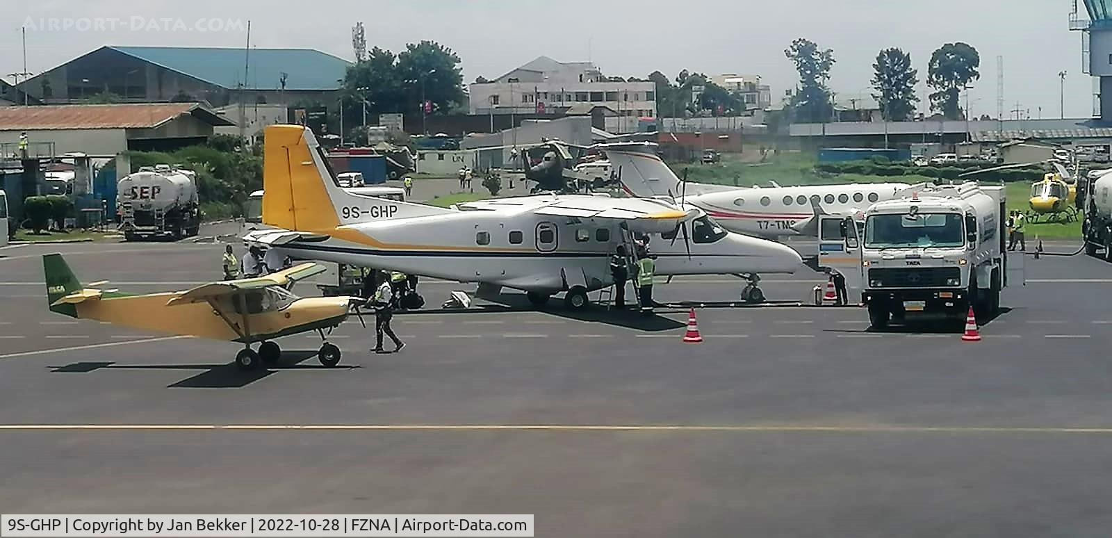 9S-GHP, 1985 Dornier 228-101 C/N 7051, Goma International Airport (Democratic Republic of the Congo)