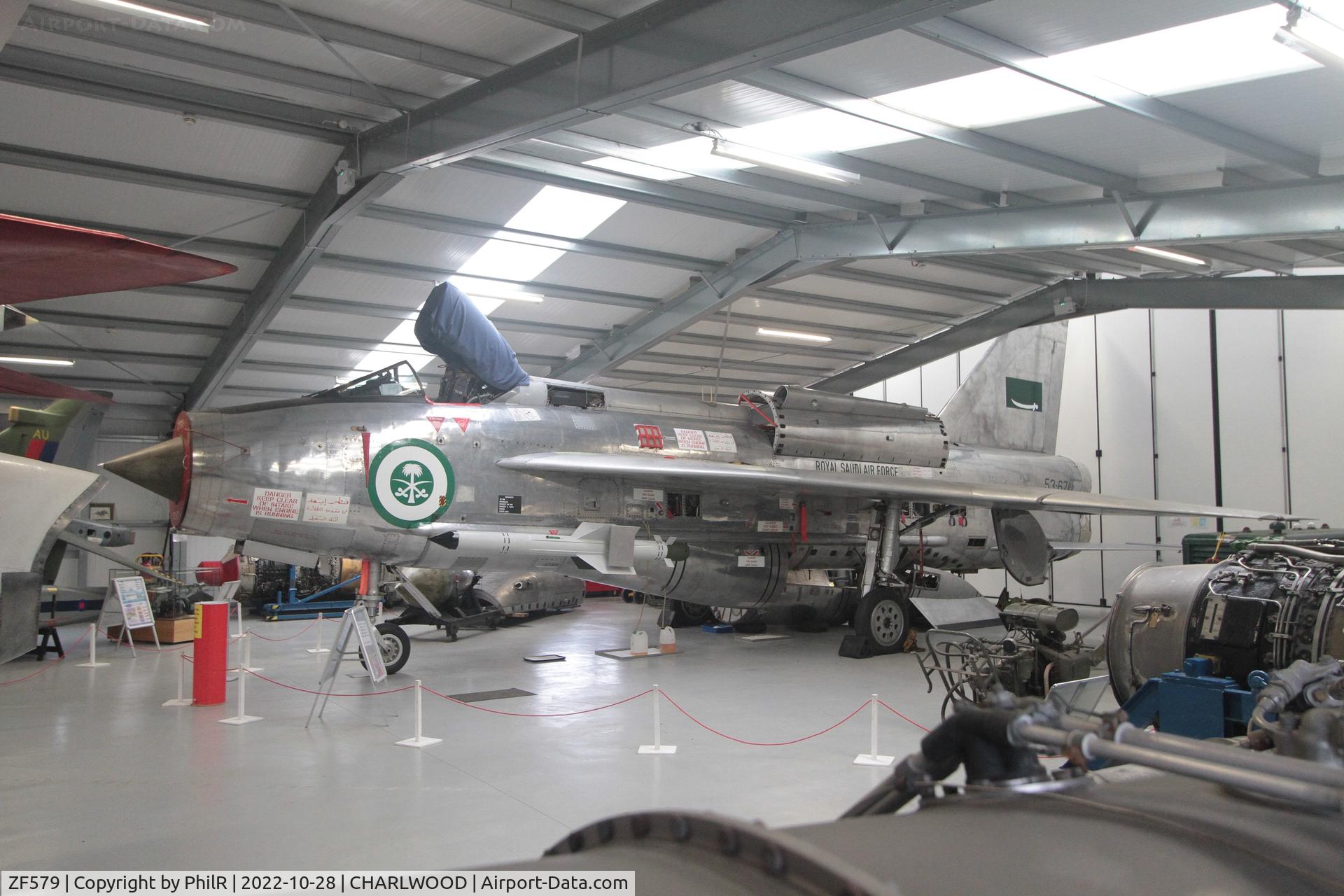 ZF579, 1968 English Electric Lightning F.53 C/N 95276, ZF579 (G-27-41, 203, 53-671) 1967 English Electric Lightning F53 Gatwick Aviation Museum
